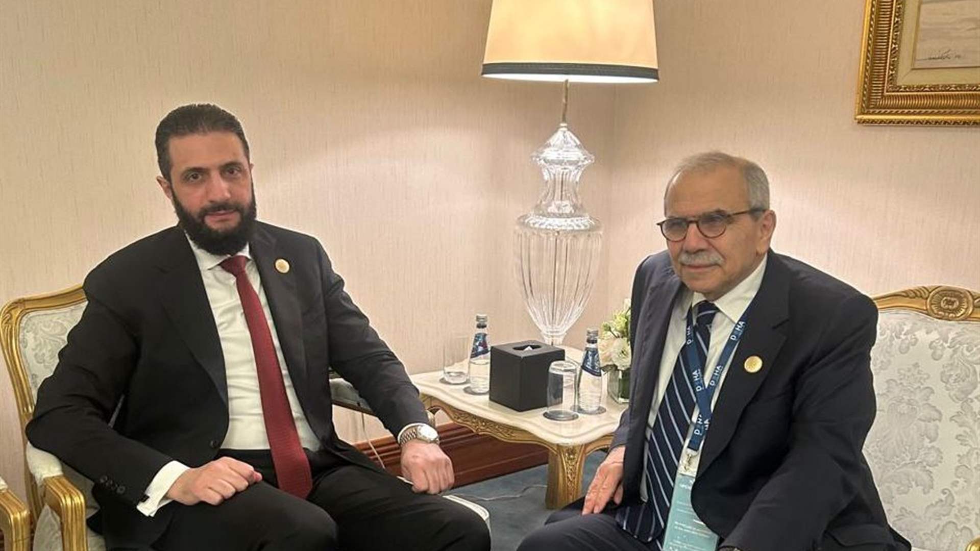 PM Salam meets Syrian President in Doha to discuss bilateral cooperation