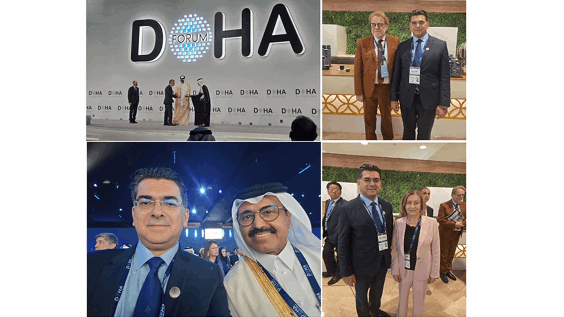 في إطار مشاركته في منتدى الدوحة... مرقص التقى مسؤولين اعلاميين ونواباً فرنسيين