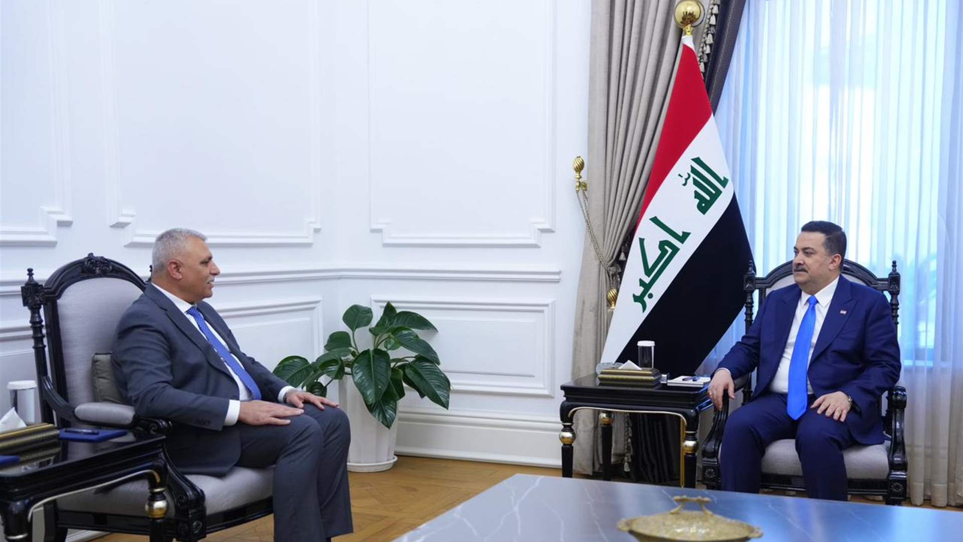 السوداني استقبل المدير العام للأمن العام... وهذا ما تم بحثه