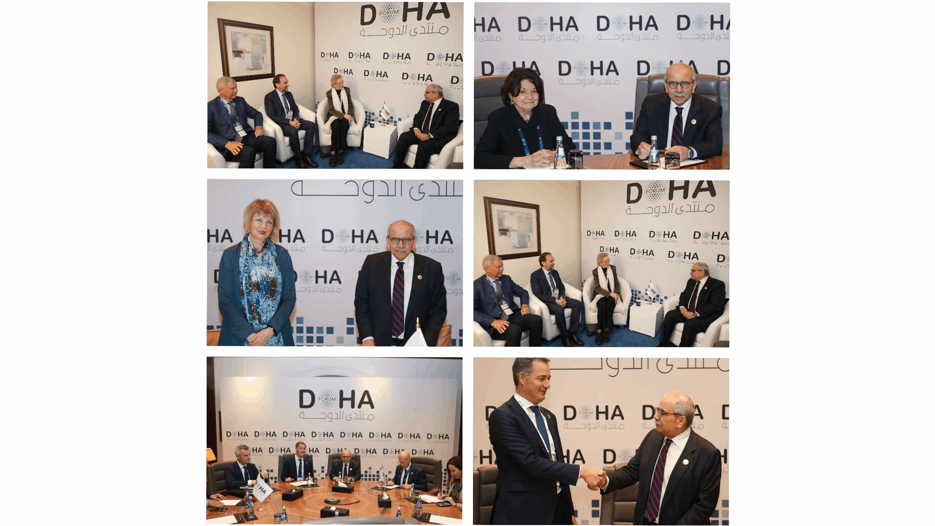 سلام يعقد سلسلة اجتماعات مع منظمات دولية ووكالات تابعة للأمم المتحدة على هامش منتدى الدوحة