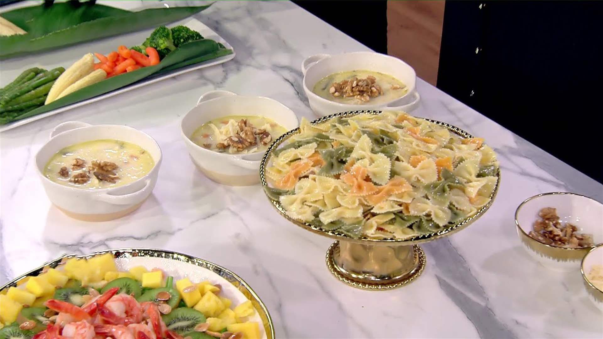 أطباق بحرية متنوّعة تناسب موسم الأعياد... تعلموا طريقة تحضيرها مع الشيف فادي زغيب (فيديو)