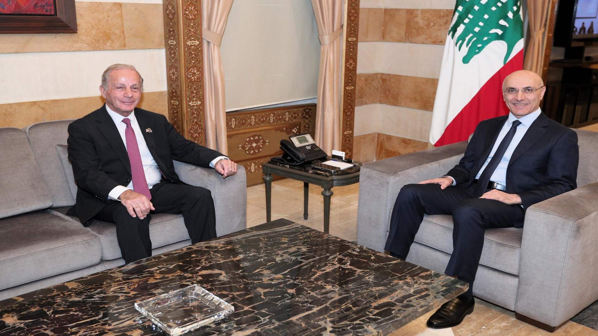 وزير الداخلية استقبل السفير الأميركي... وهذا ما جرى بحثه