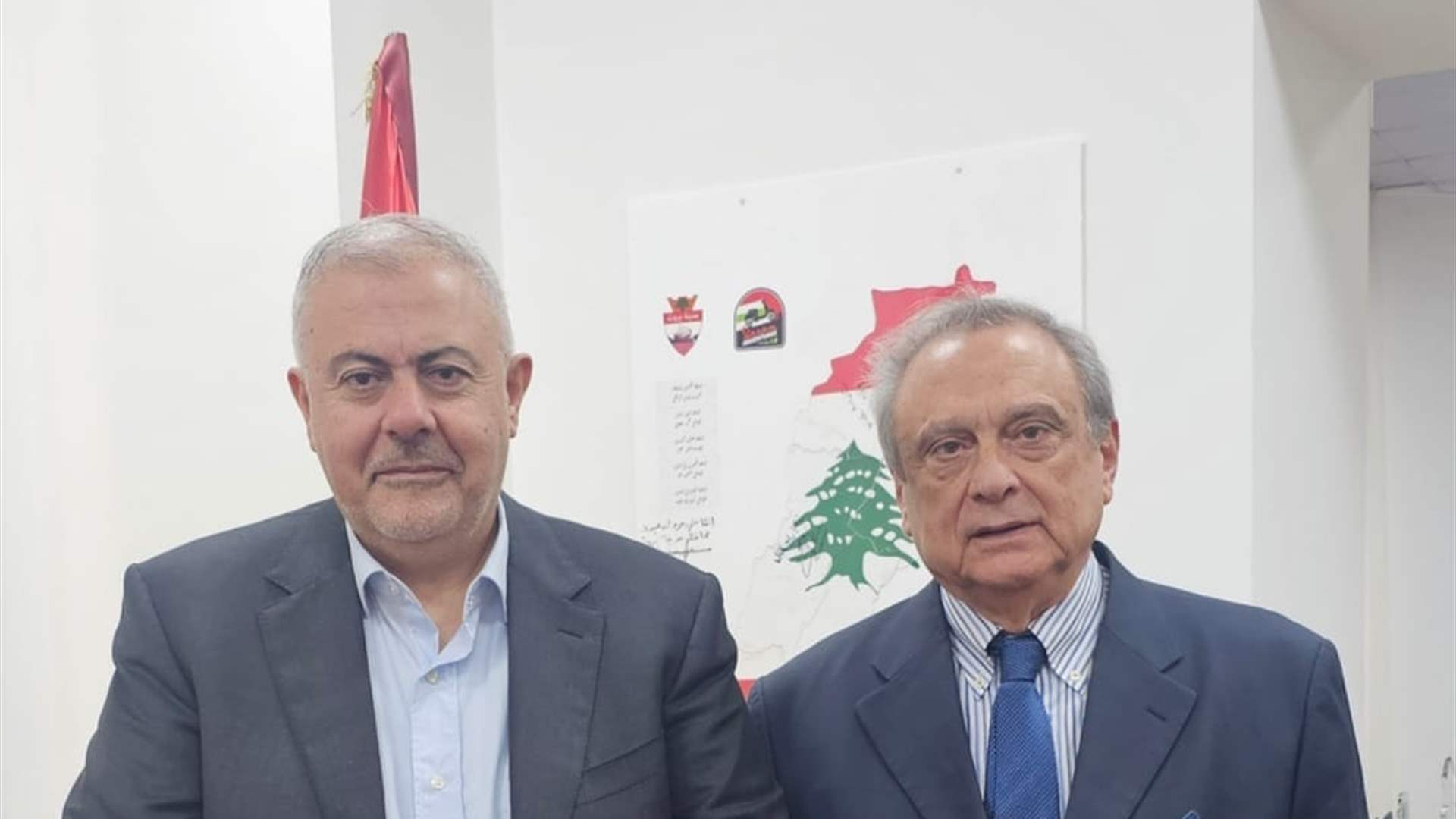 حبيب يلتقي عبود مناشدًا فتح طرقات ساحة النجمة قبيل الأعياد