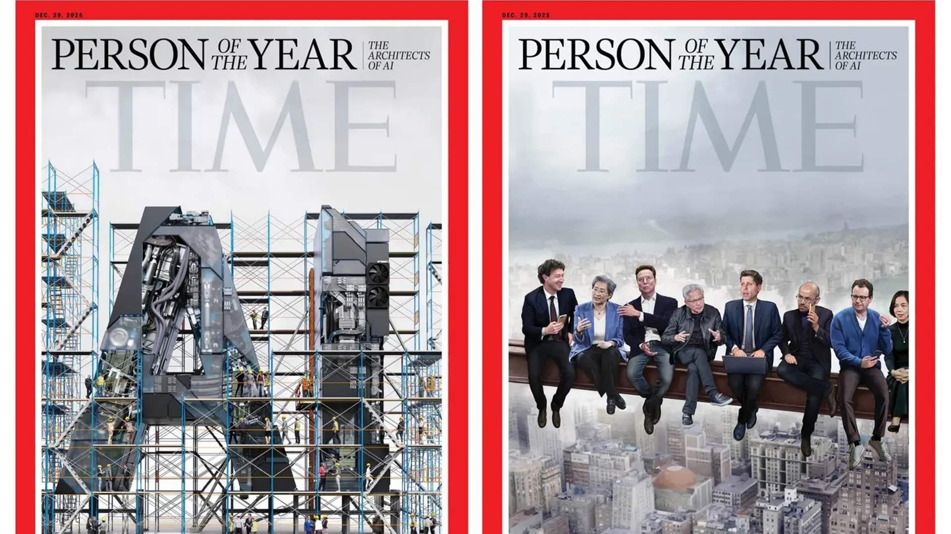 Time magazine names &#39;Architects of AI&#39; as Person of the Year