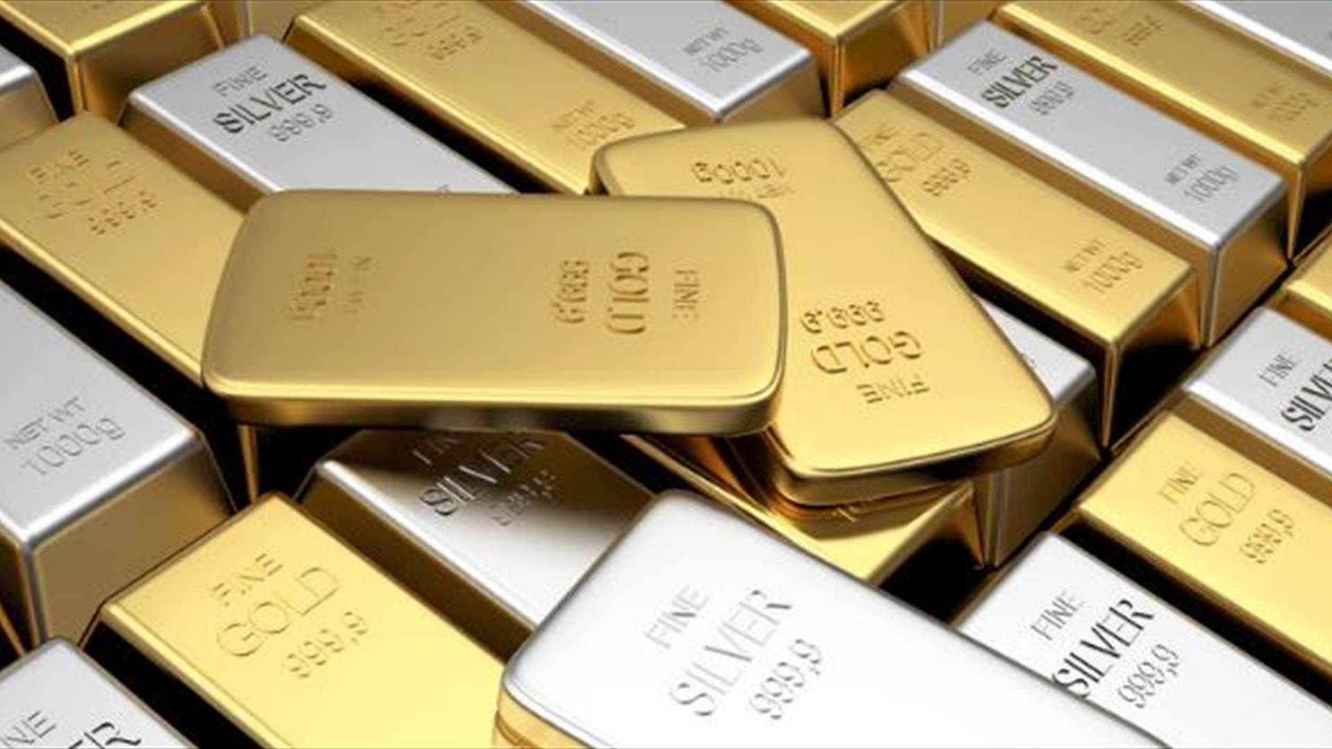 الذهب قرب أعلى مستوى في 7 أسابيع والفضة تقترب من ذروة قياسية