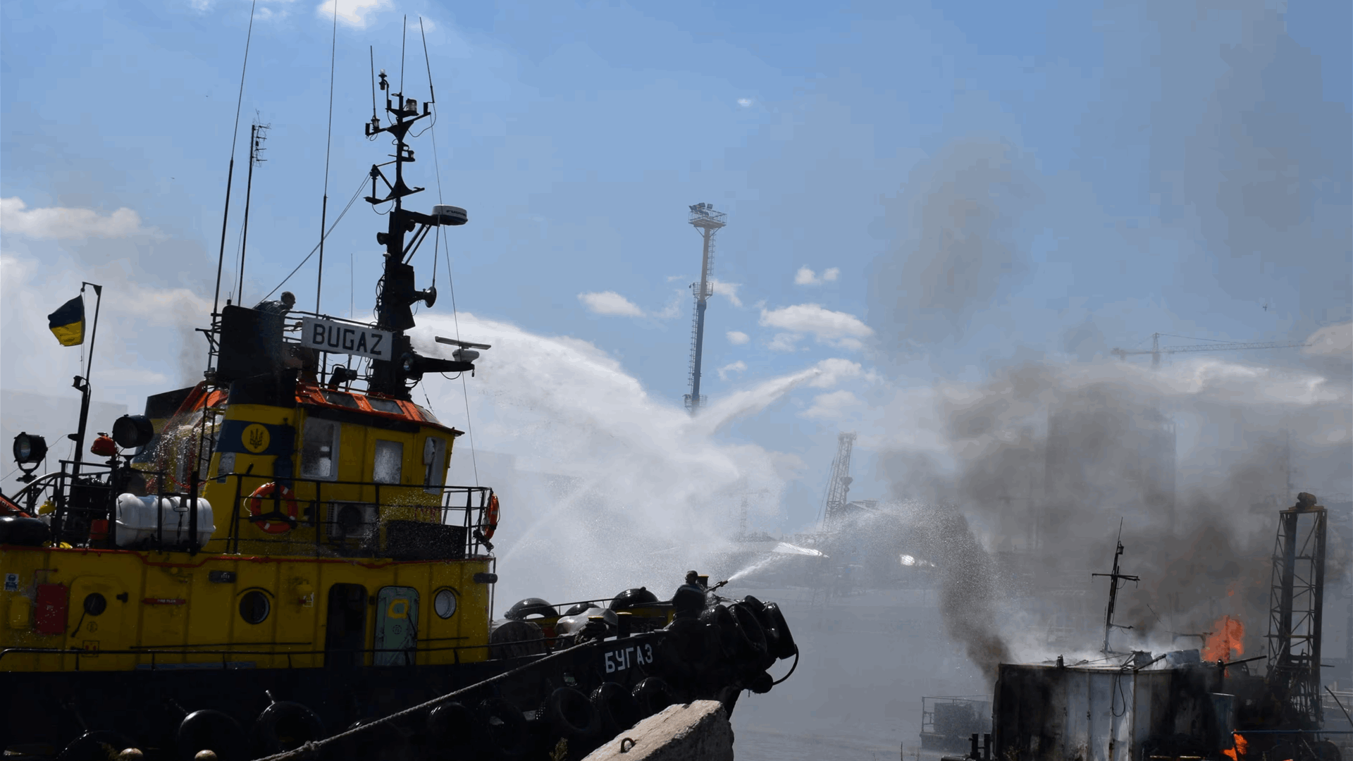 Turkish ferry damaged in Russian strike on Ukraine&#39;s Odesa port: Kyiv