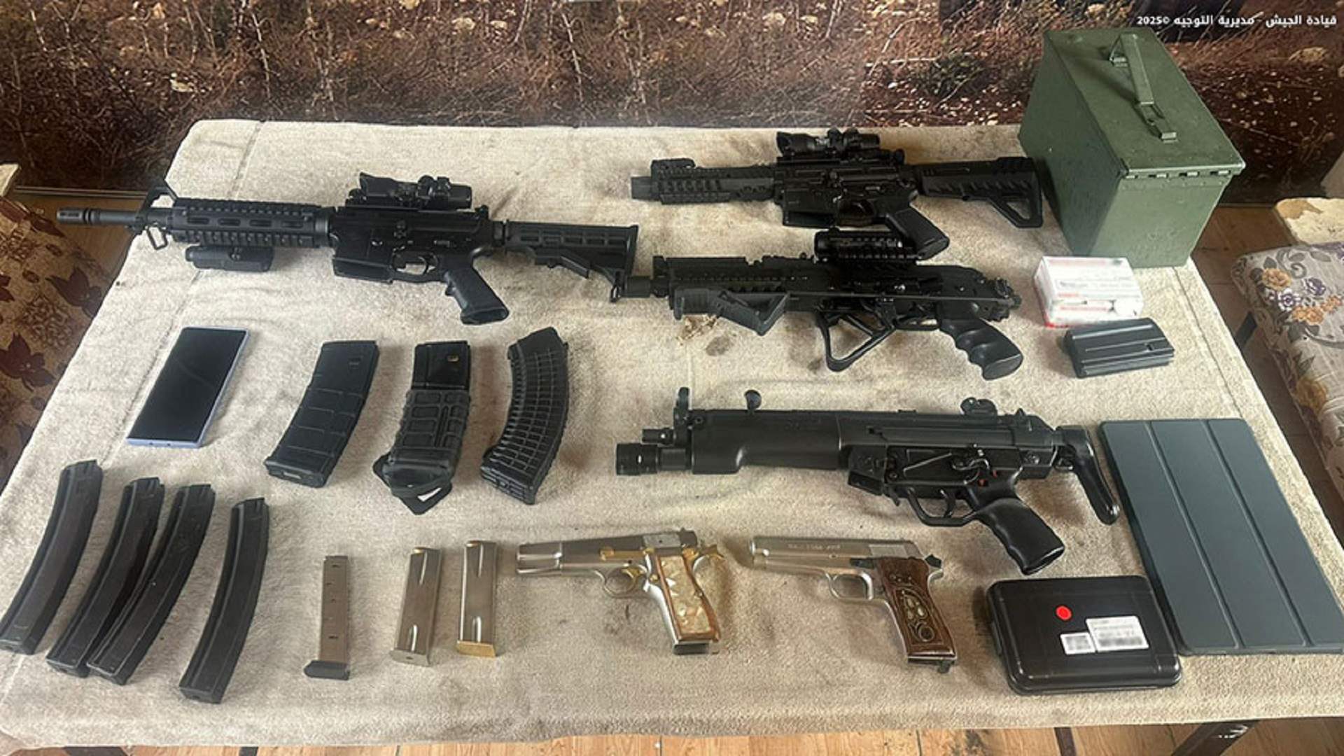 الجيش: توقيف مواطنَين في منطقتي الليلكي - الضاحية الجنوبية وبجدرفل - البترون