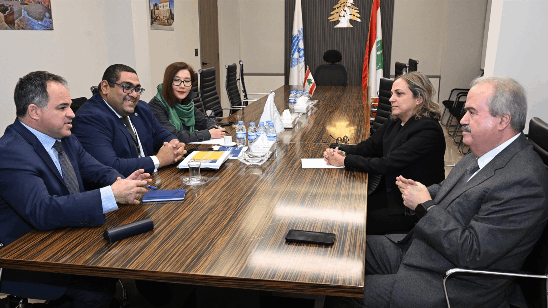 جابر استقبل وفد "البنك الدولي": لتعزيز الشراكة مع القطاع الخاص والحكومة تعمل على استكمال هذه المتطلبات