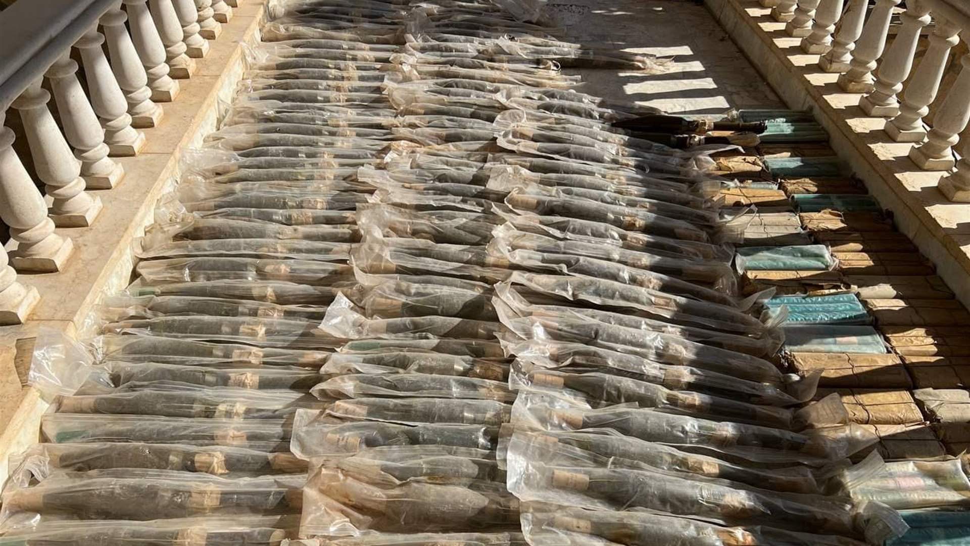 إحباط محاولة تهريب شحنة أسلحة من ريف دمشق إلى لبنان