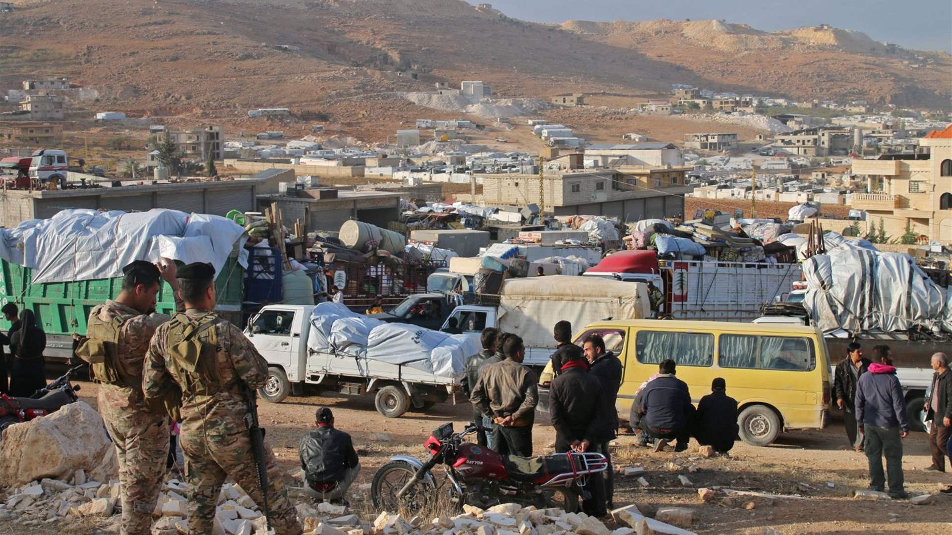 A wave in motion as 380,000 Syrian refugees return from Lebanon