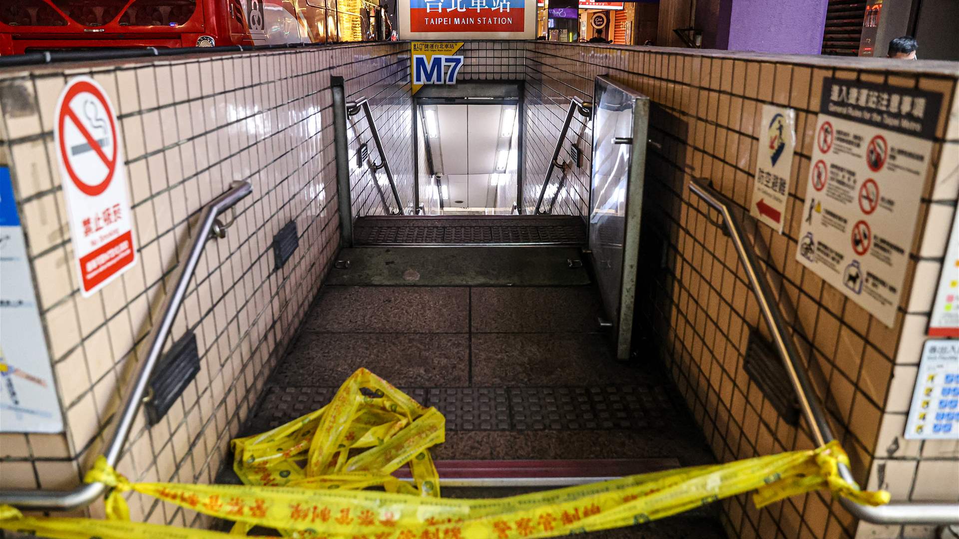 قتيلان في هجمات تايبيه ومقتل المشتبه به​