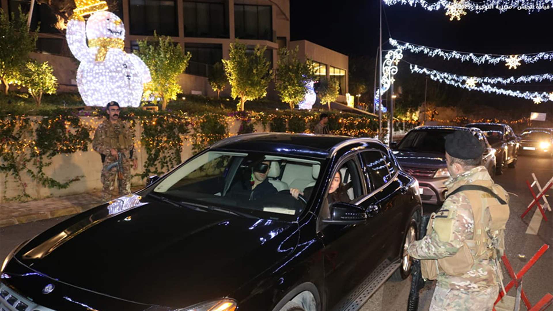 Lebanese army steps up security measures nationwide for Christmas and New Year