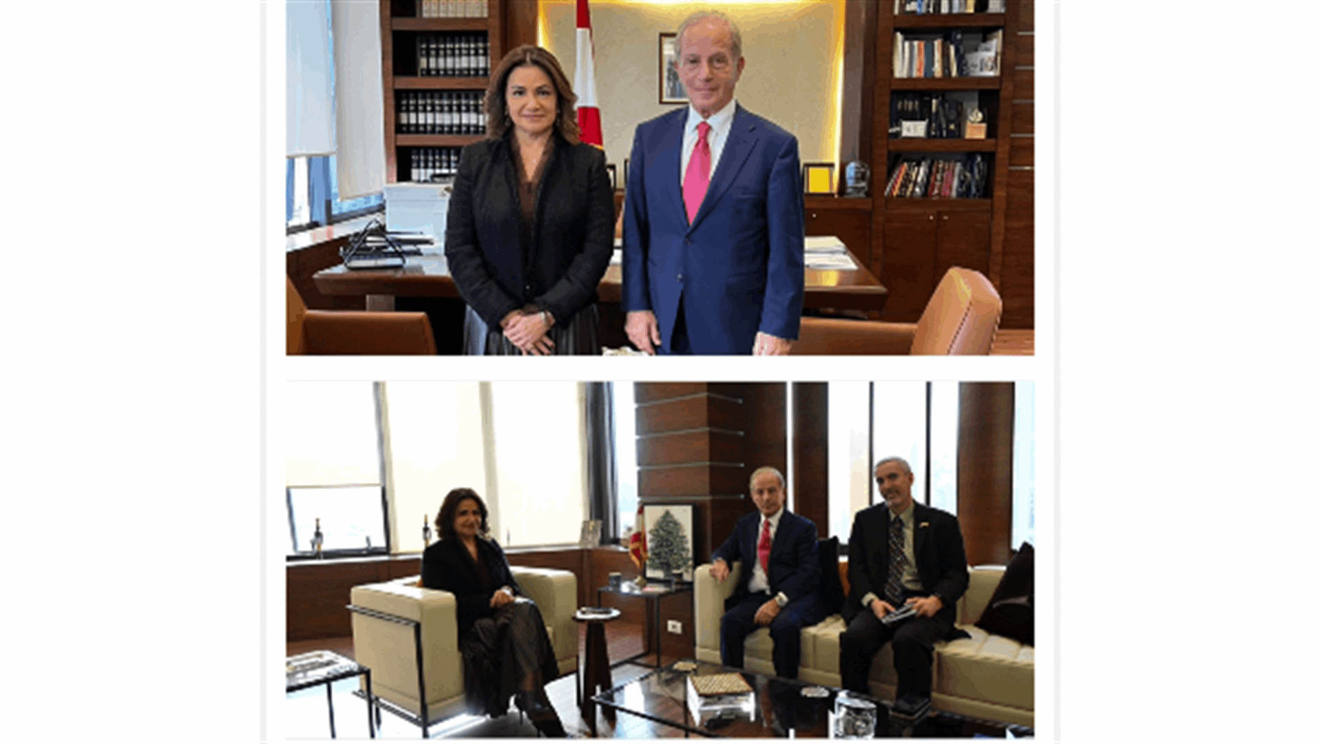 الوزيرة السيد بحثت مع السفير الأميركي في دور السياسات الاجتماعية كرافعة أساسية لتعزيز الاستقرار