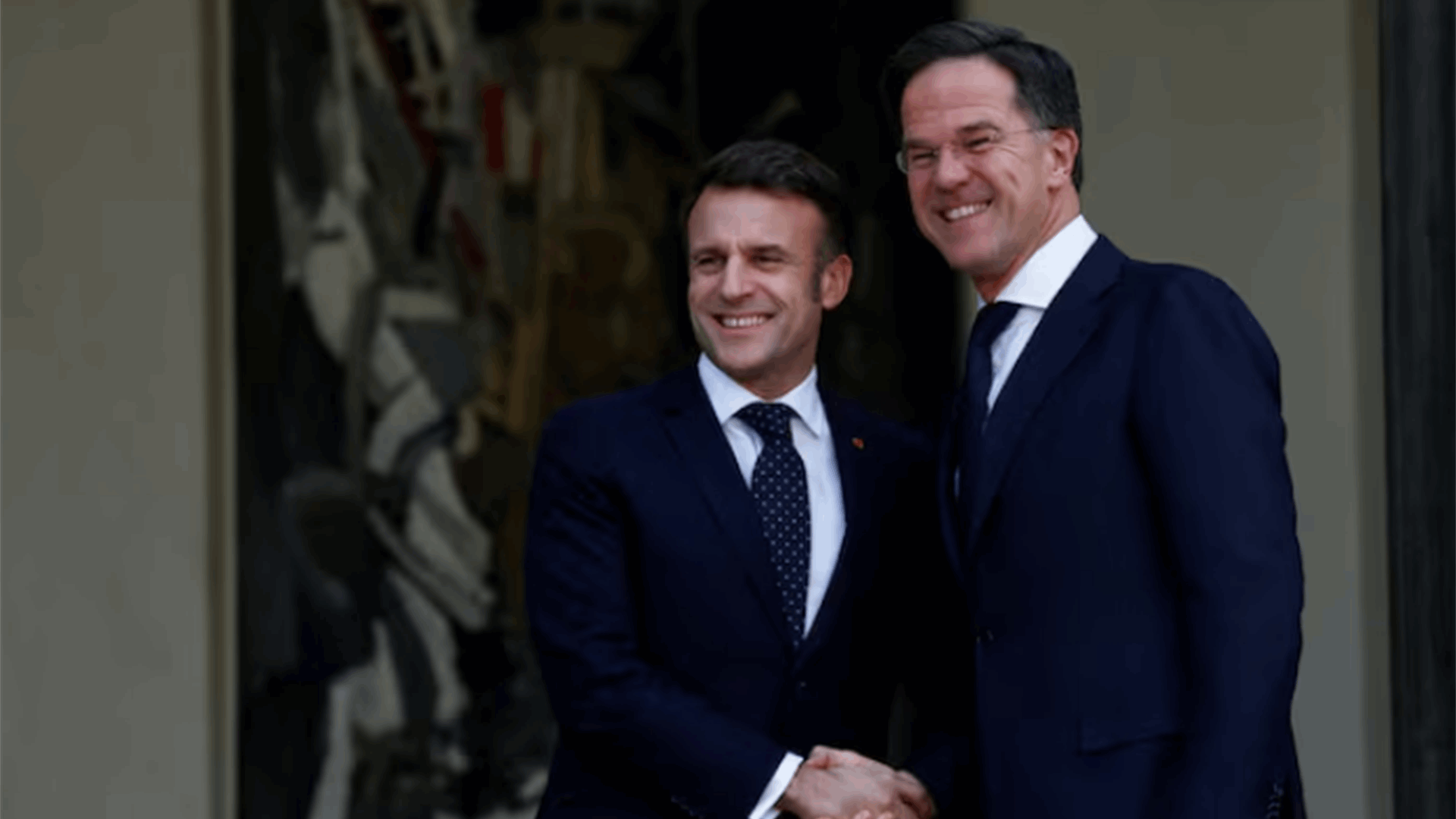 France's Macron says he discussed Ukraine with NATO head Rutte