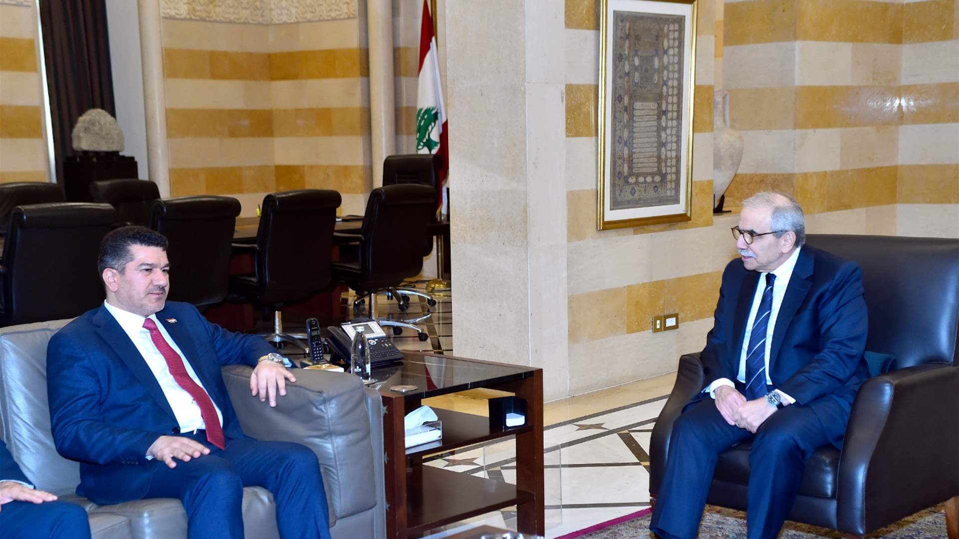 Lebanon, Iraq discuss reconstruction support and revival of Tripoli oil refinery
