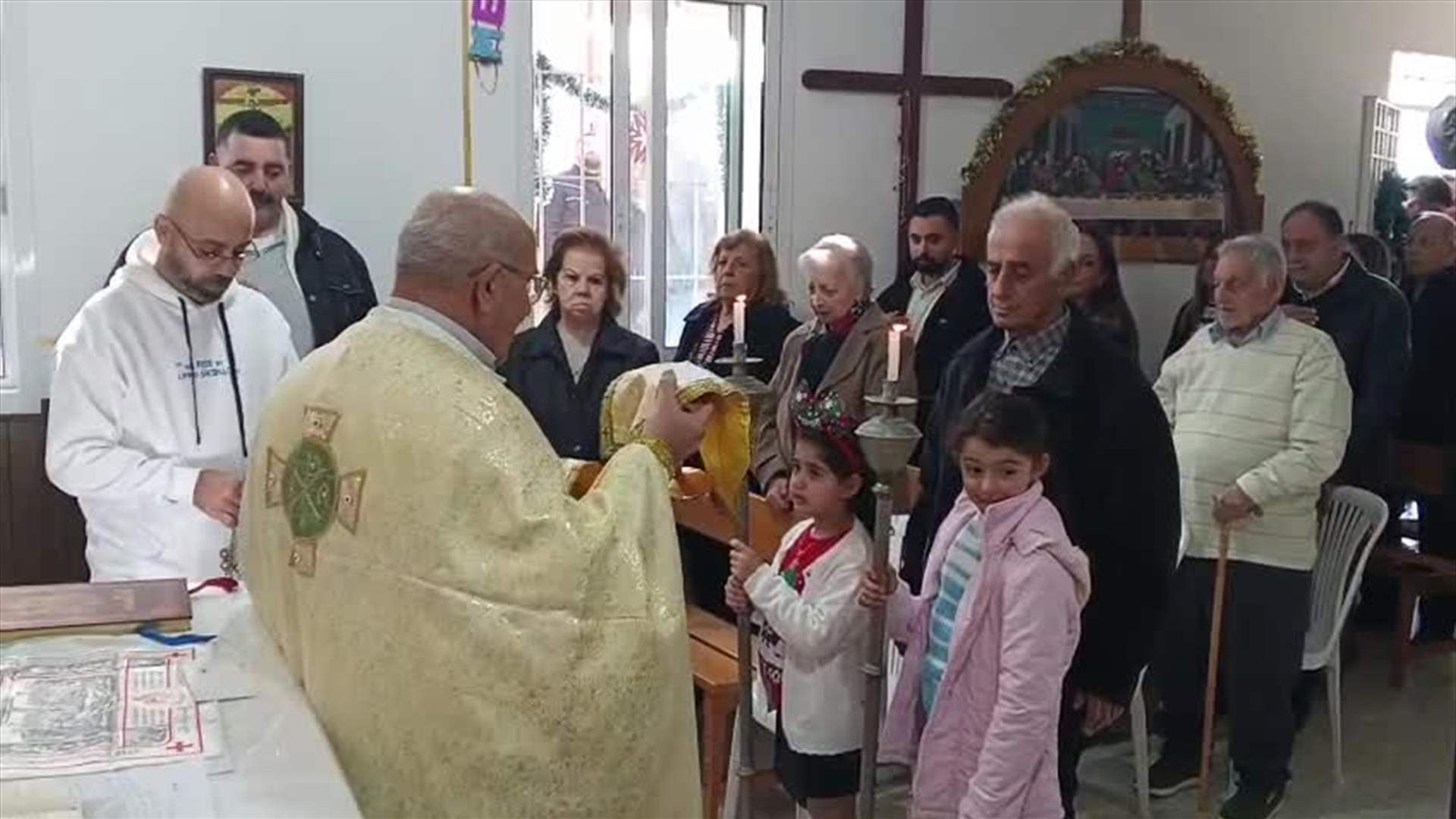 بلدة ديردغيا تحتفل بعيد الميلاد