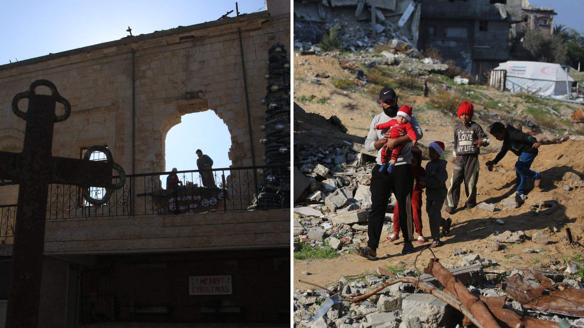 Christmas celebrated from Lebanon’s border towns to Gaza despite hardship
