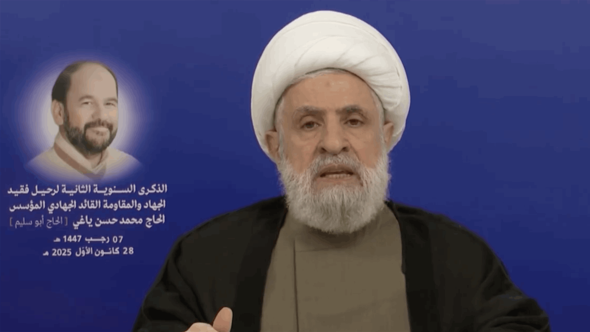 قاسم: نناقش استراتيجية الأمن الوطني بعد انسحاب إسرائيل من الأراضي اللبنانية​