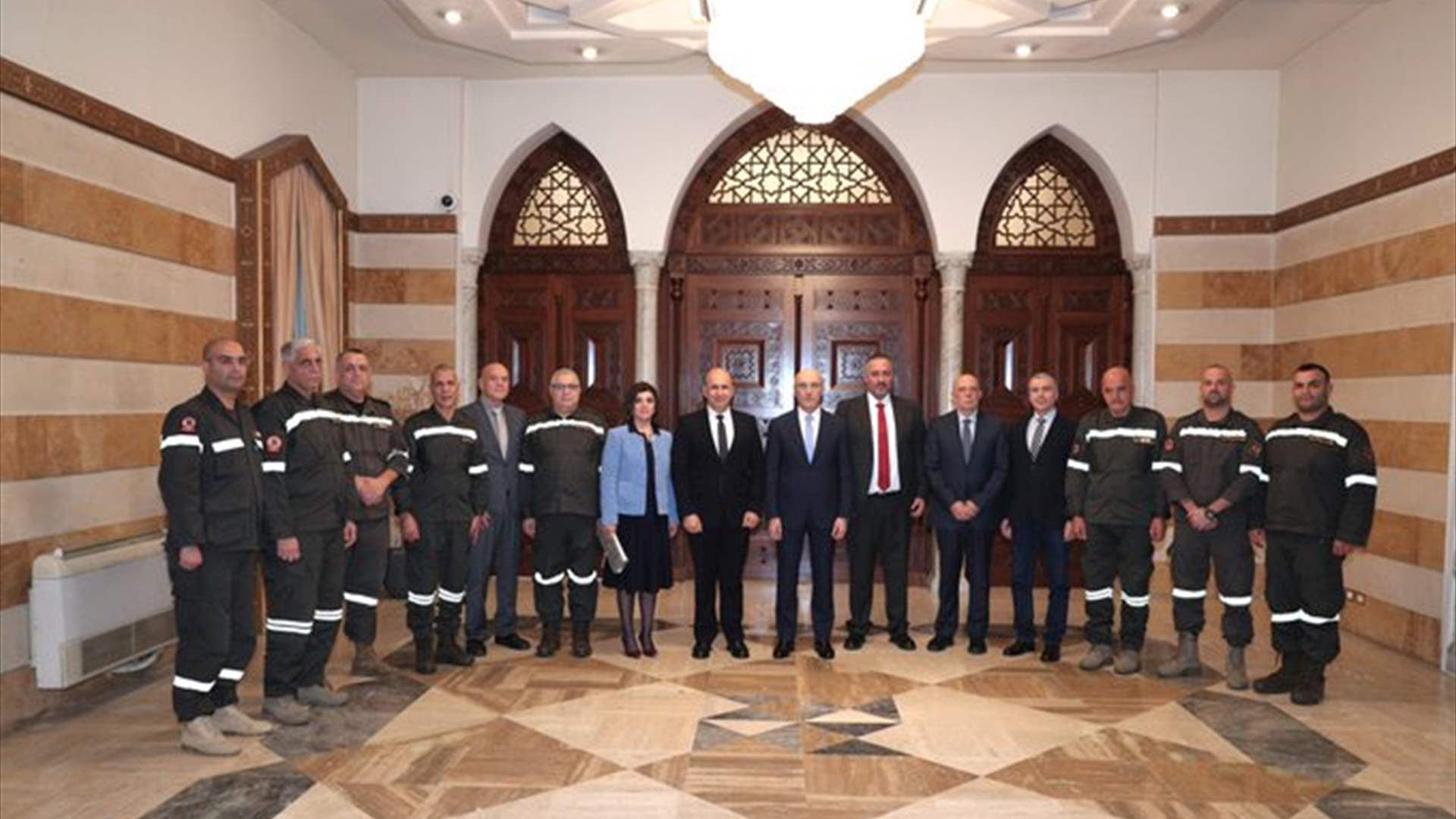 وزير الداخلية استقبل خريش مع وفد من الدفاع المدني: دورهم محوري ويستحق كل التقدير والدعم