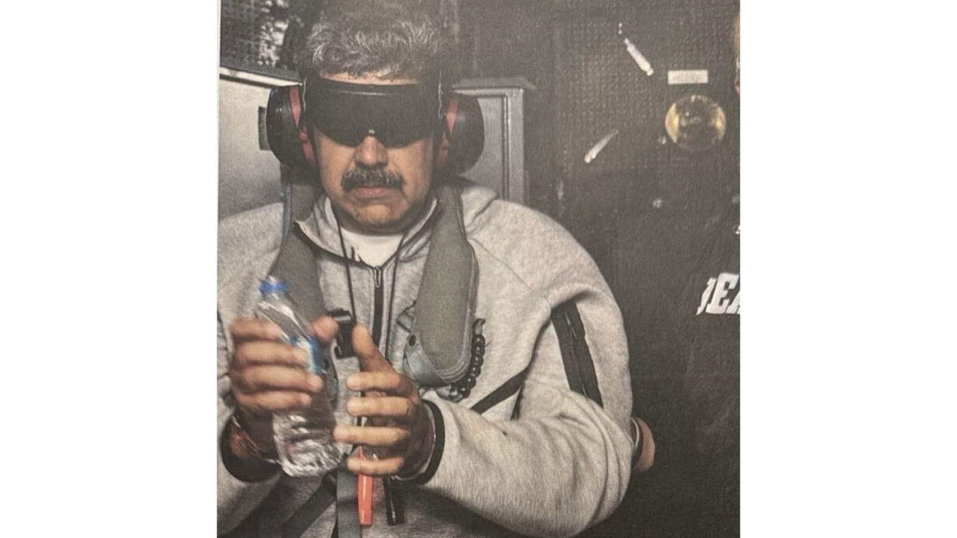 Trump shares image of Maduro aboard USS Iwo Jima