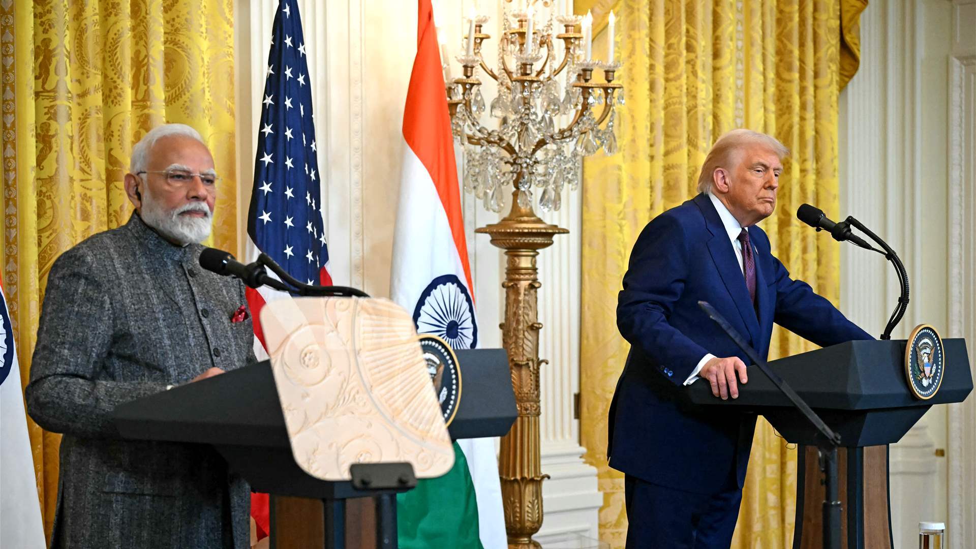 ترامب يهدد بزيادة الرسوم الجمركية على الهند: "مودي رجل جيد... ومن المهم أن يجعلني سعيدا"