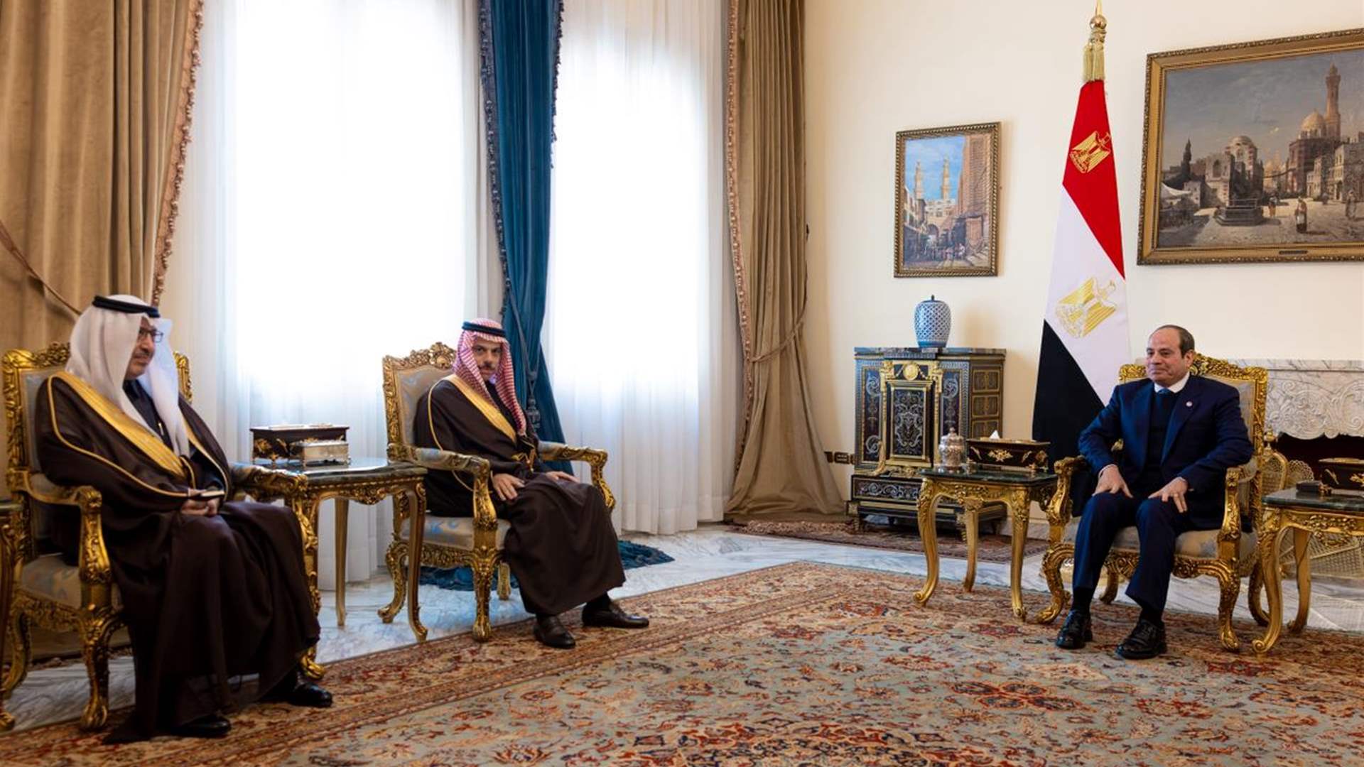 السيسي استقبل وزير الخارجية السعودي 