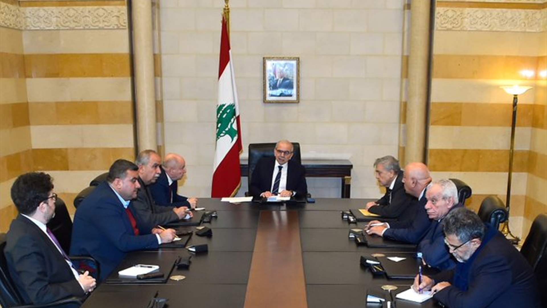 بشارة الأسمر بعد لقائة سلام: ننظر بإيجابية الى مشروع الفجوة المالية 