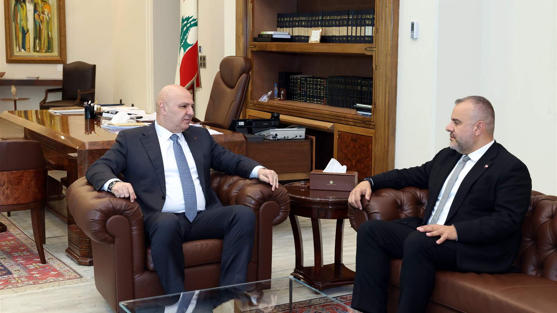 رئيس الجمهورية استقبل عبد المسيح مهنئأ بانجازات العهد المحققة وعرض مع ريزا لعمل المنظمات الدولية في لبنان