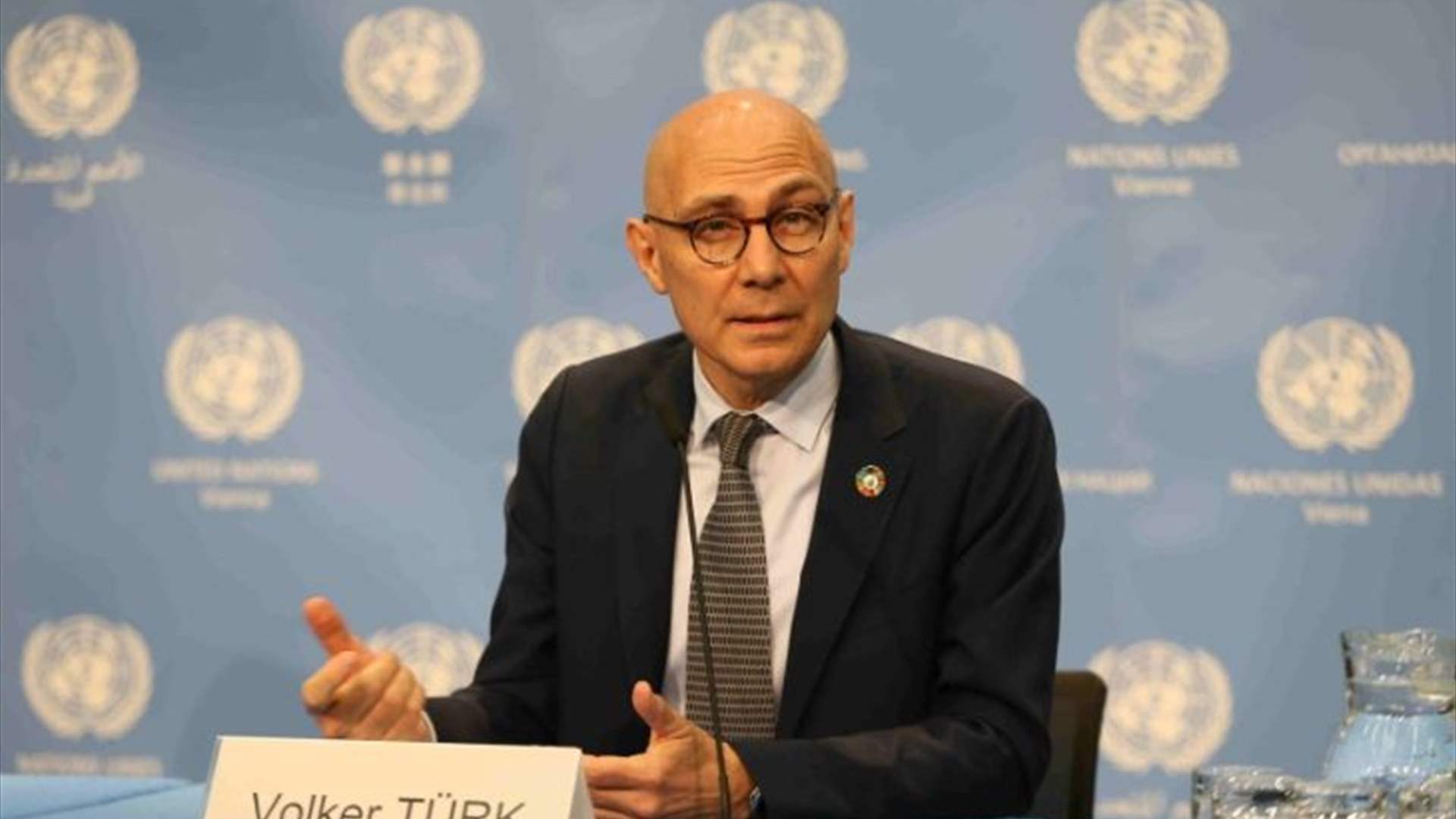 مفوض الأمم المتحدة​ لحقوق الإنسان يصف العنف ضد المتظاهرين في إيران بـ"المريع"