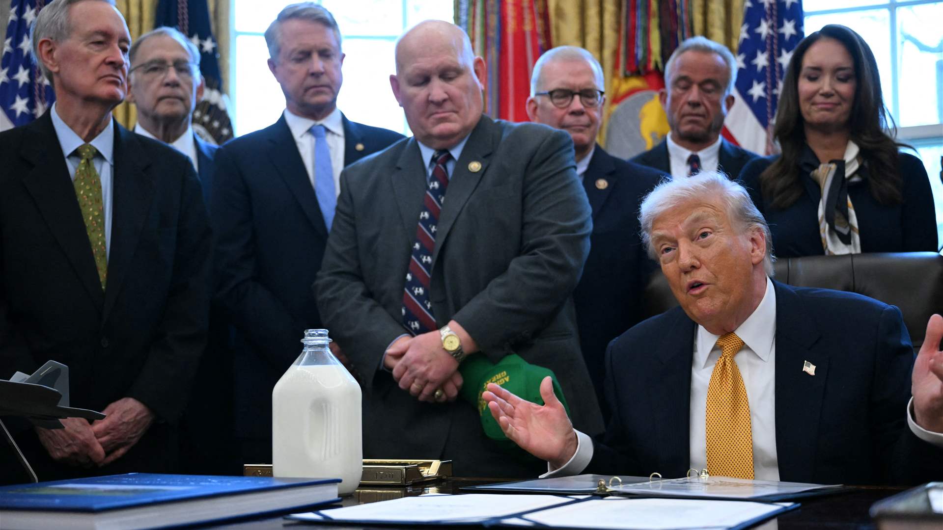 Trump says has been notified killings in Iran have 'stopped'