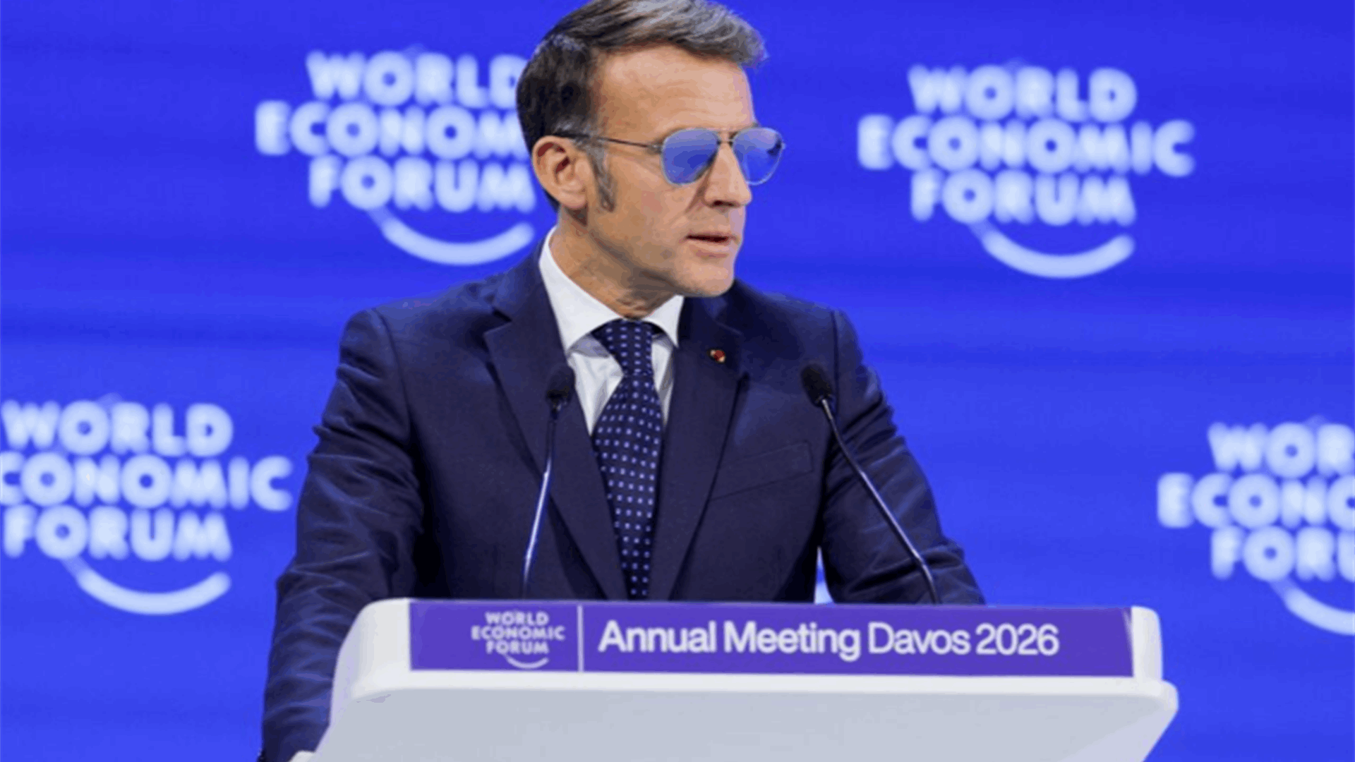 Macron tells Davos of a 'shift towards a world without rules'