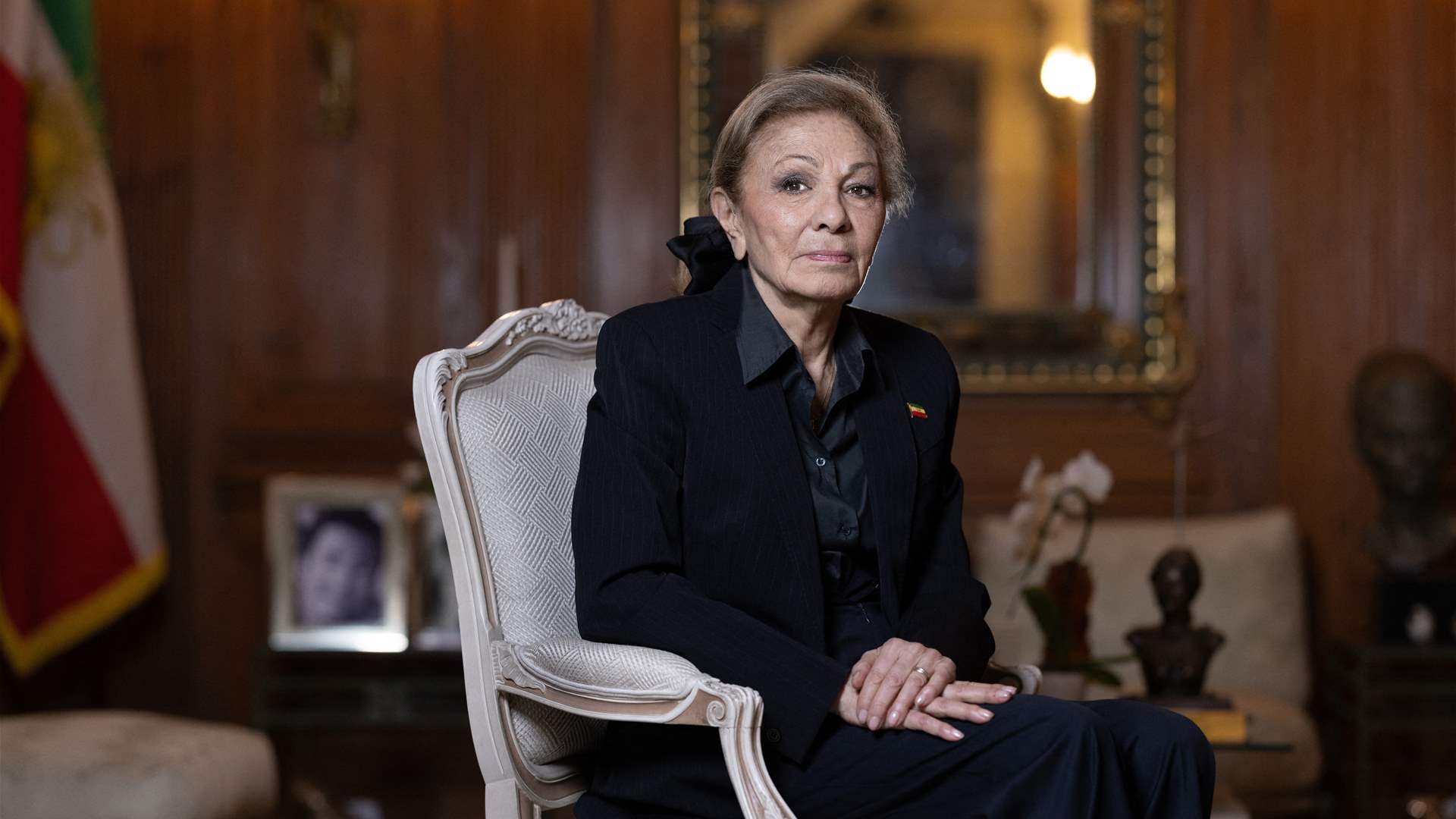 Widow of Iran's last shah tells AFP 'no turning back' after protests