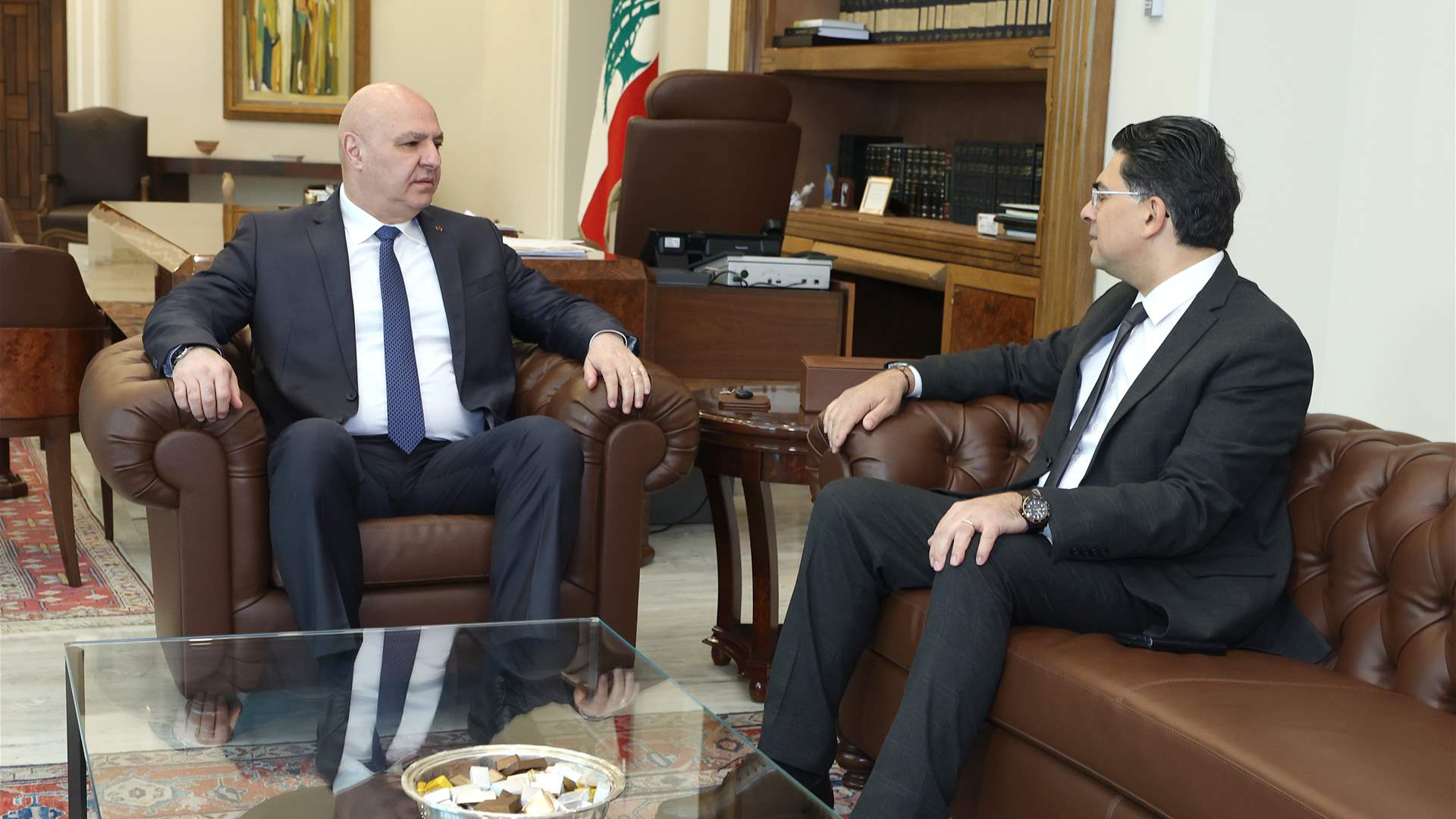 رئيس الجمهورية اطّلع من مرقص على نتائج زيارته إلى الأردن