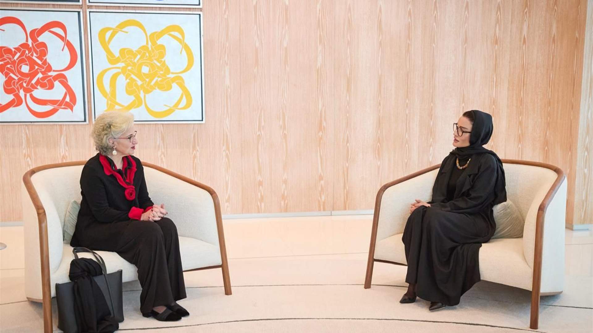 كرامي بحثت والشيخة موزا في تعزيز التعاون اللبناني - القطري في التعليم والتكنولوجيا