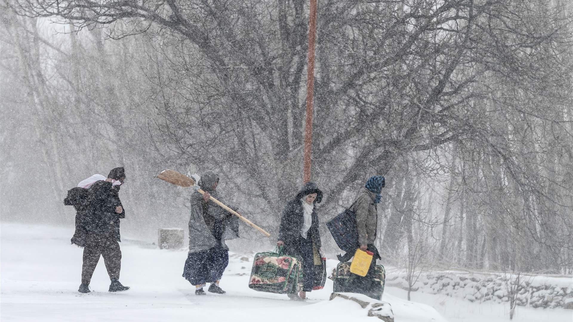 Snow and heavy rain kill 61 in three days in Afghanistan: Authorities