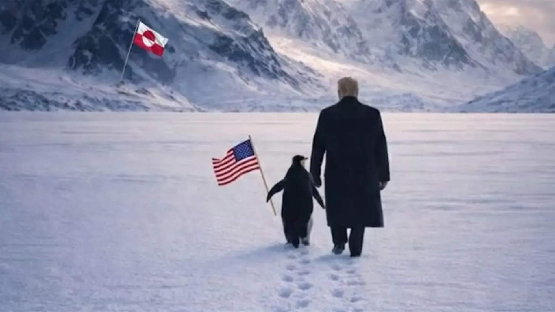 البيت الأبيض ينشر صورة مثيرة للجدل: "احتضن البطريق" (صورة)