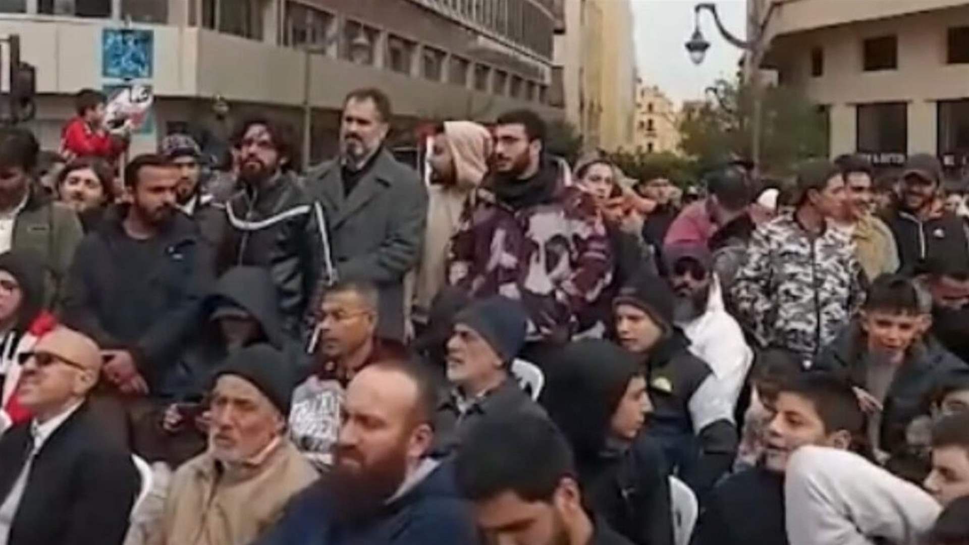 أهالي الموقوفين اعتصموا في ساحة رياض الصلح... ومطالبة بتحقيق العدالة وتحسين أوضاع السجناء