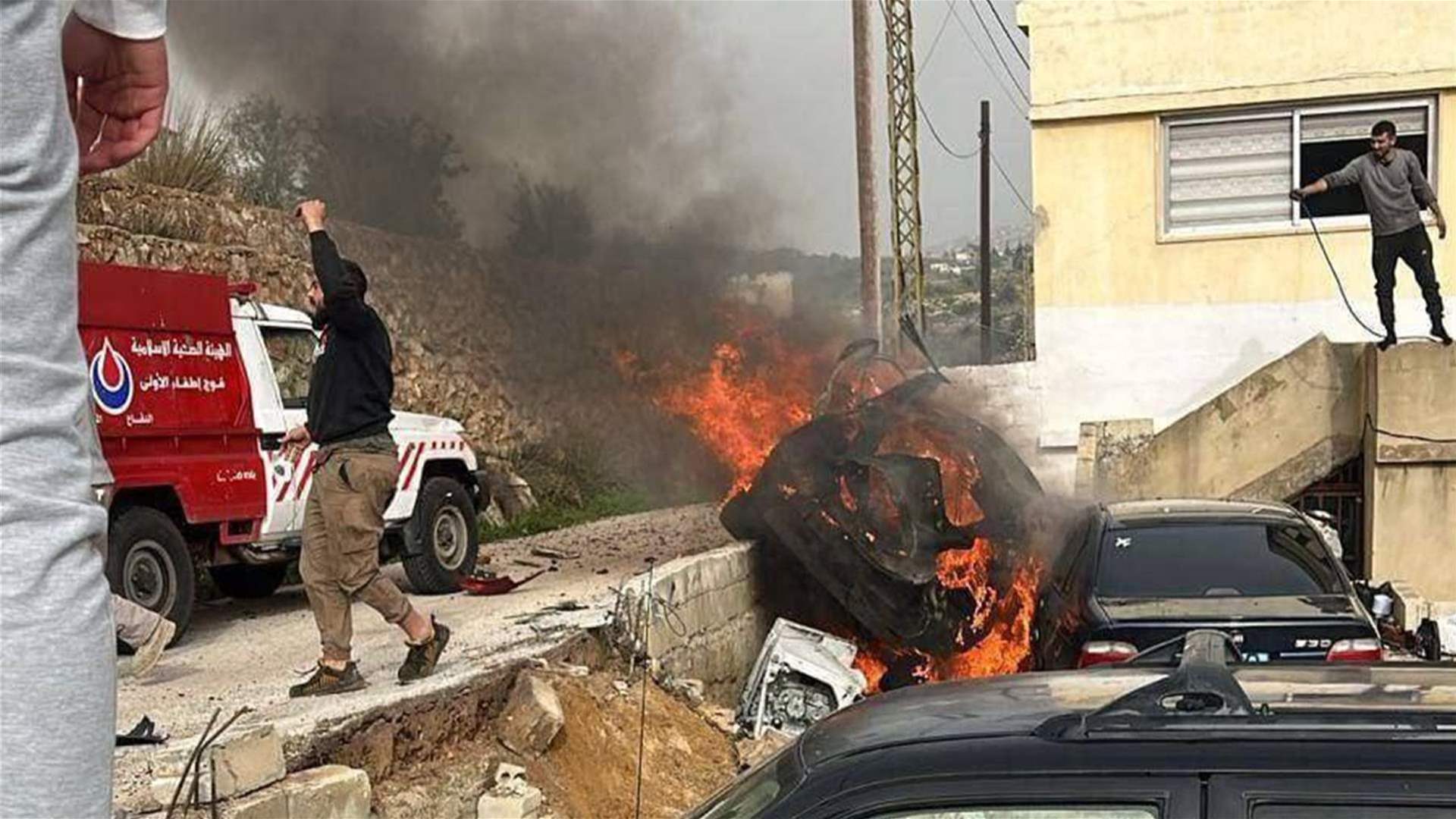 Israel strikes vehicle in South Lebanon's Seddiqine