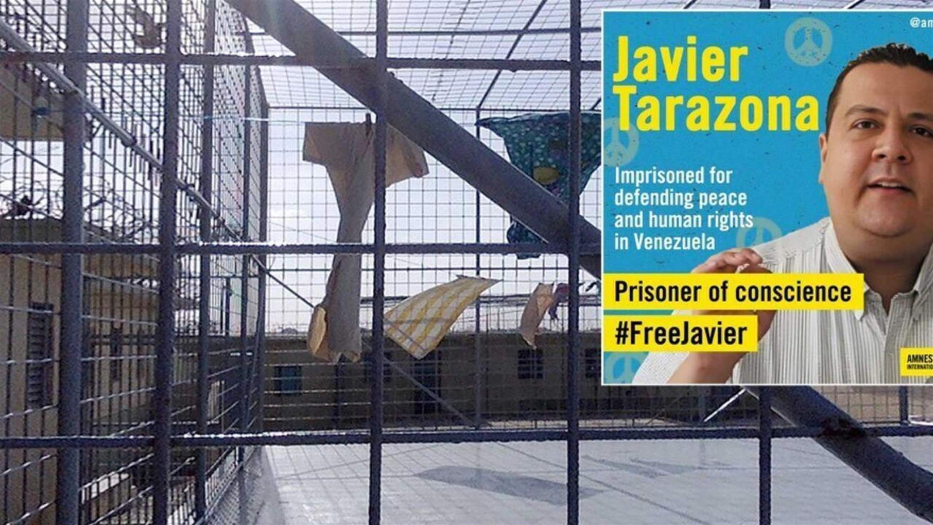 Venezuela activist Javier Tarazona released after over 4 years in jail
