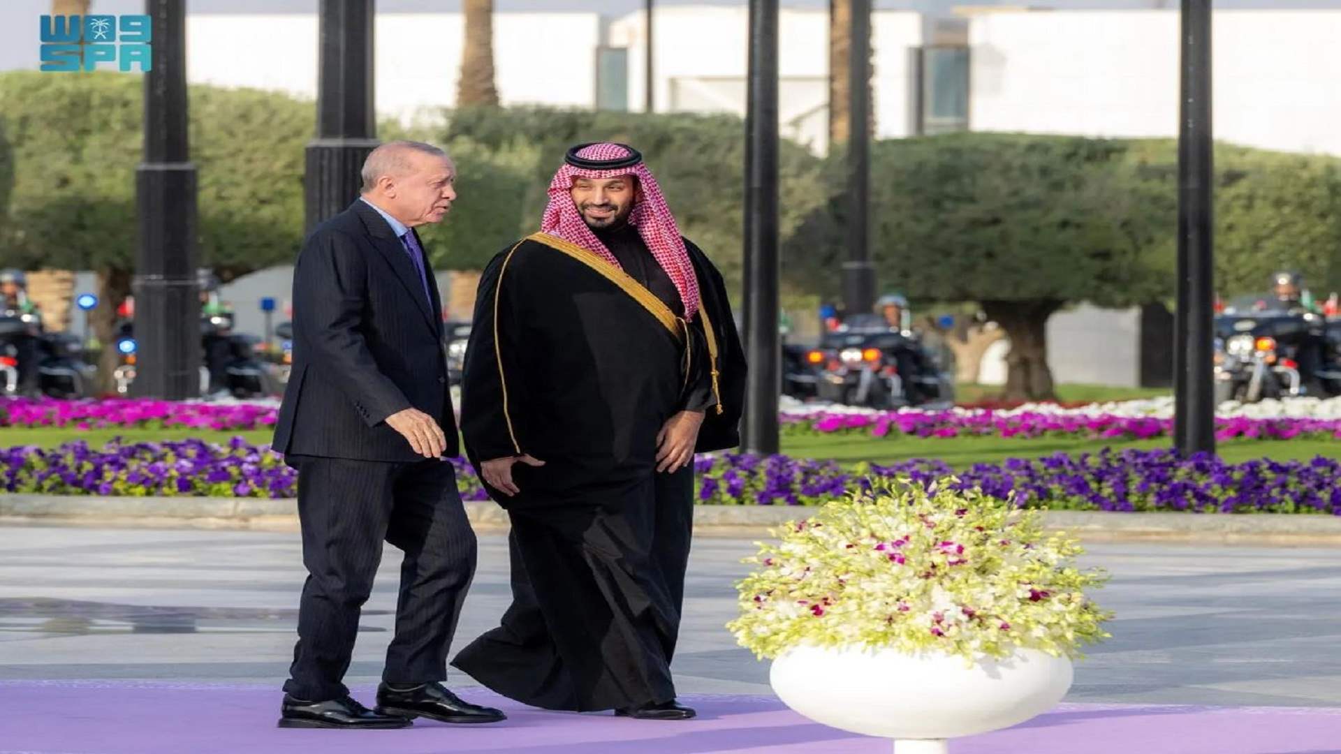 إردوغان يلتقي ولي العهد السعودي 