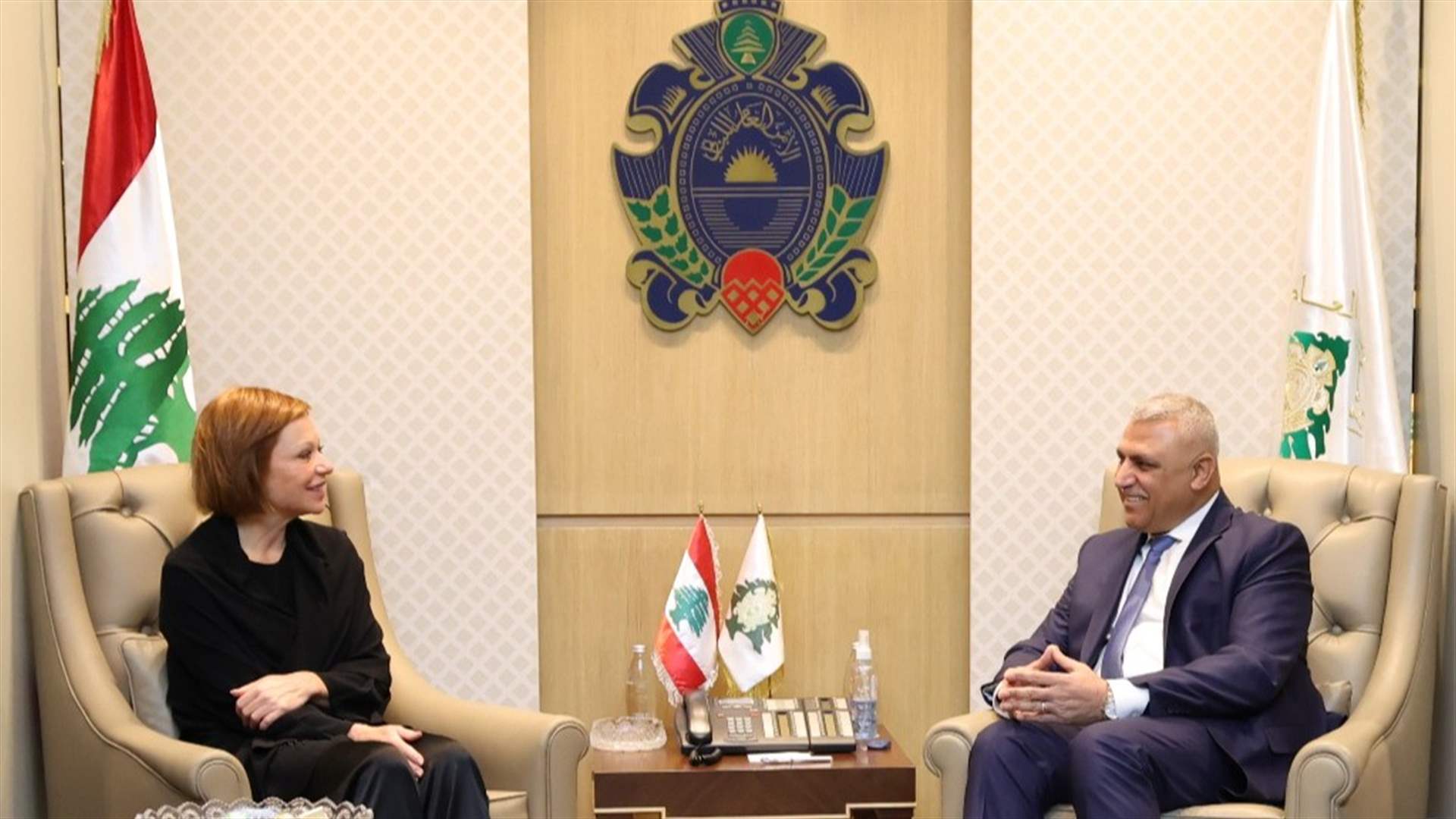 اللواء شقير عرض الاوضاع مع بلاسخارت