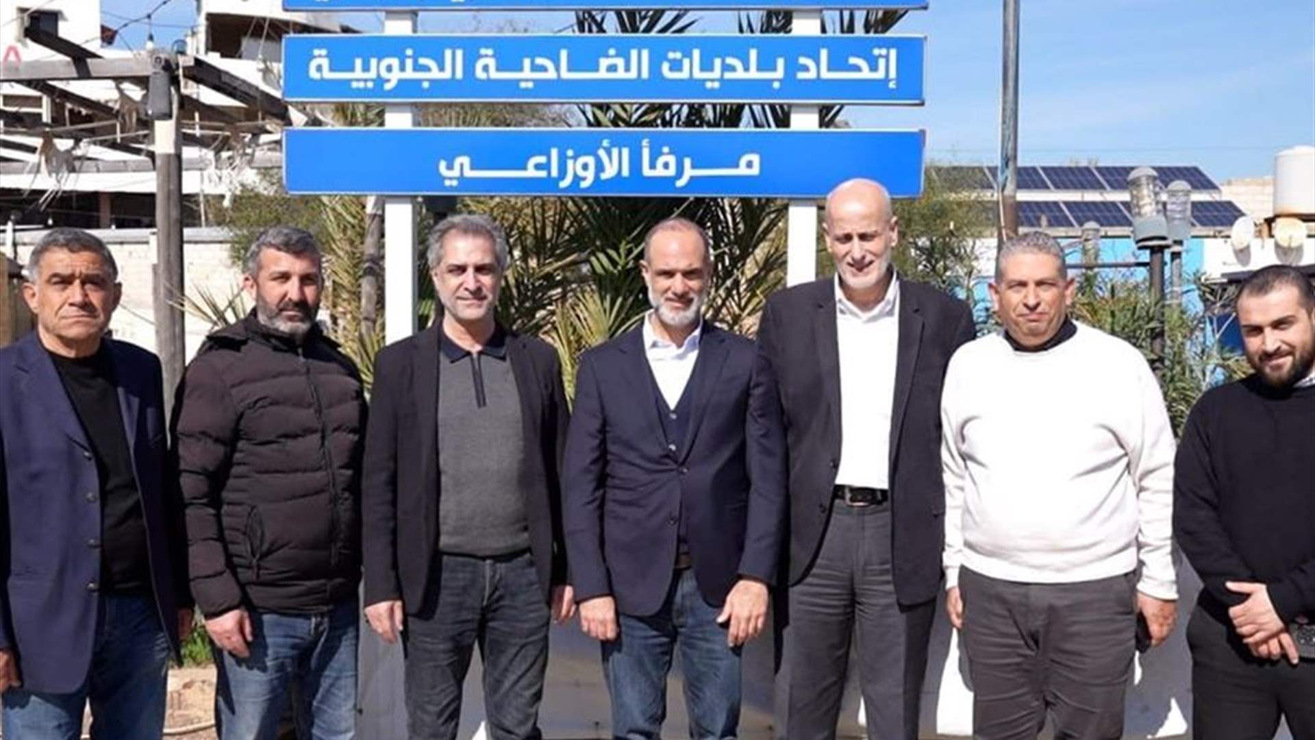 رسامني زار مرفأ الصيادين في الأوزاعي متفقدا الاعمال الجارية فيه