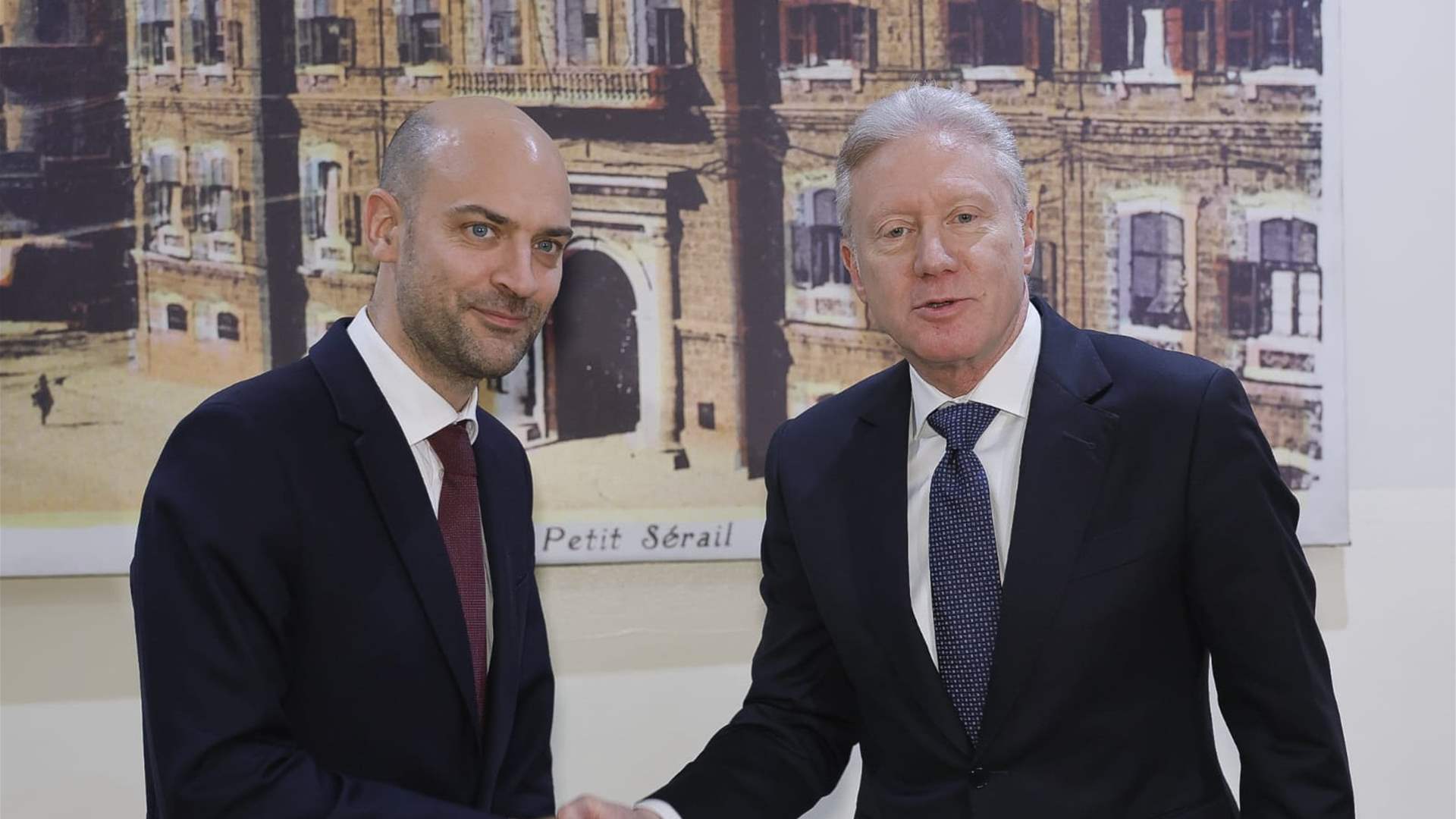 رجي بحث مع بارو دعم الجيش ومرحلة ما بعد اليونيفيل وملف سلاح حزب الله والنازحين 