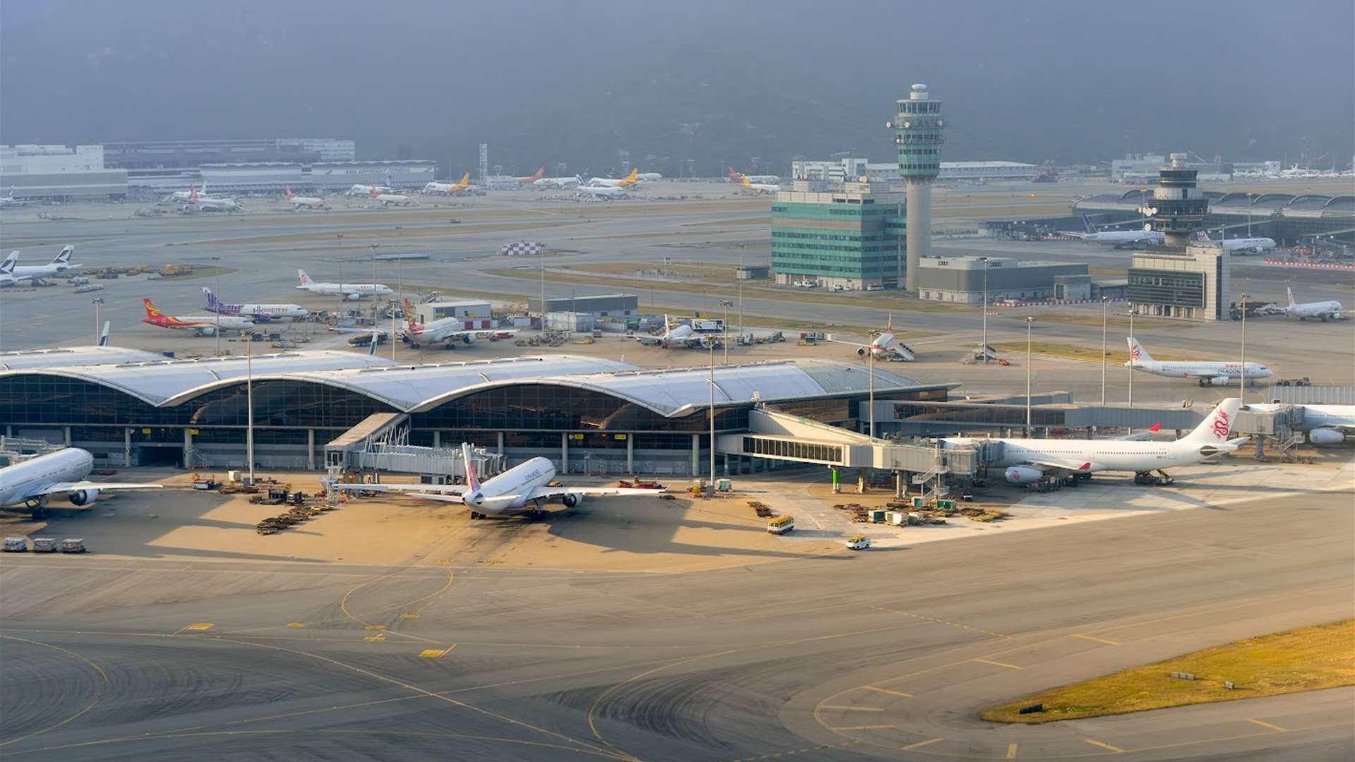 Fire breaks out at Hong Kong airport, no injuries reported, officials say