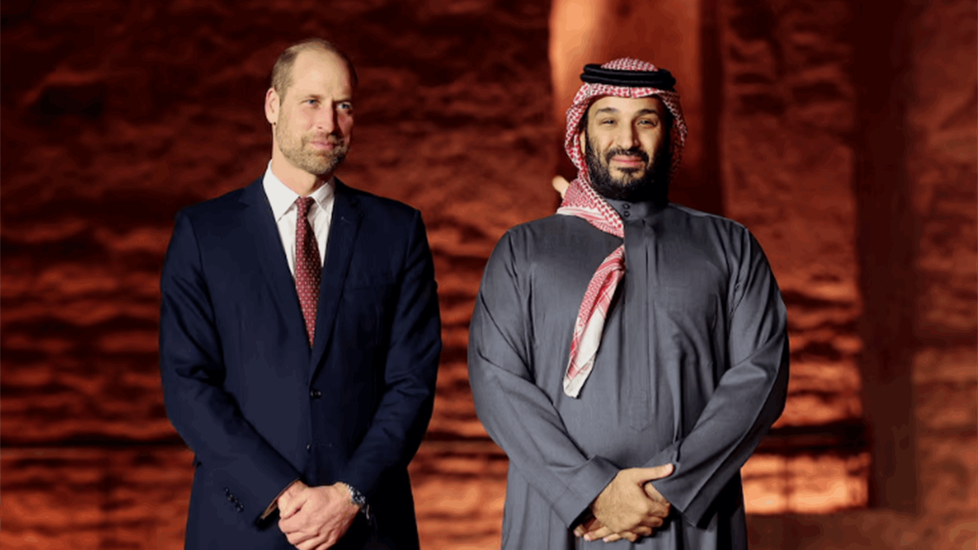 Britain's Prince William meets Saudi crown prince on official visit
