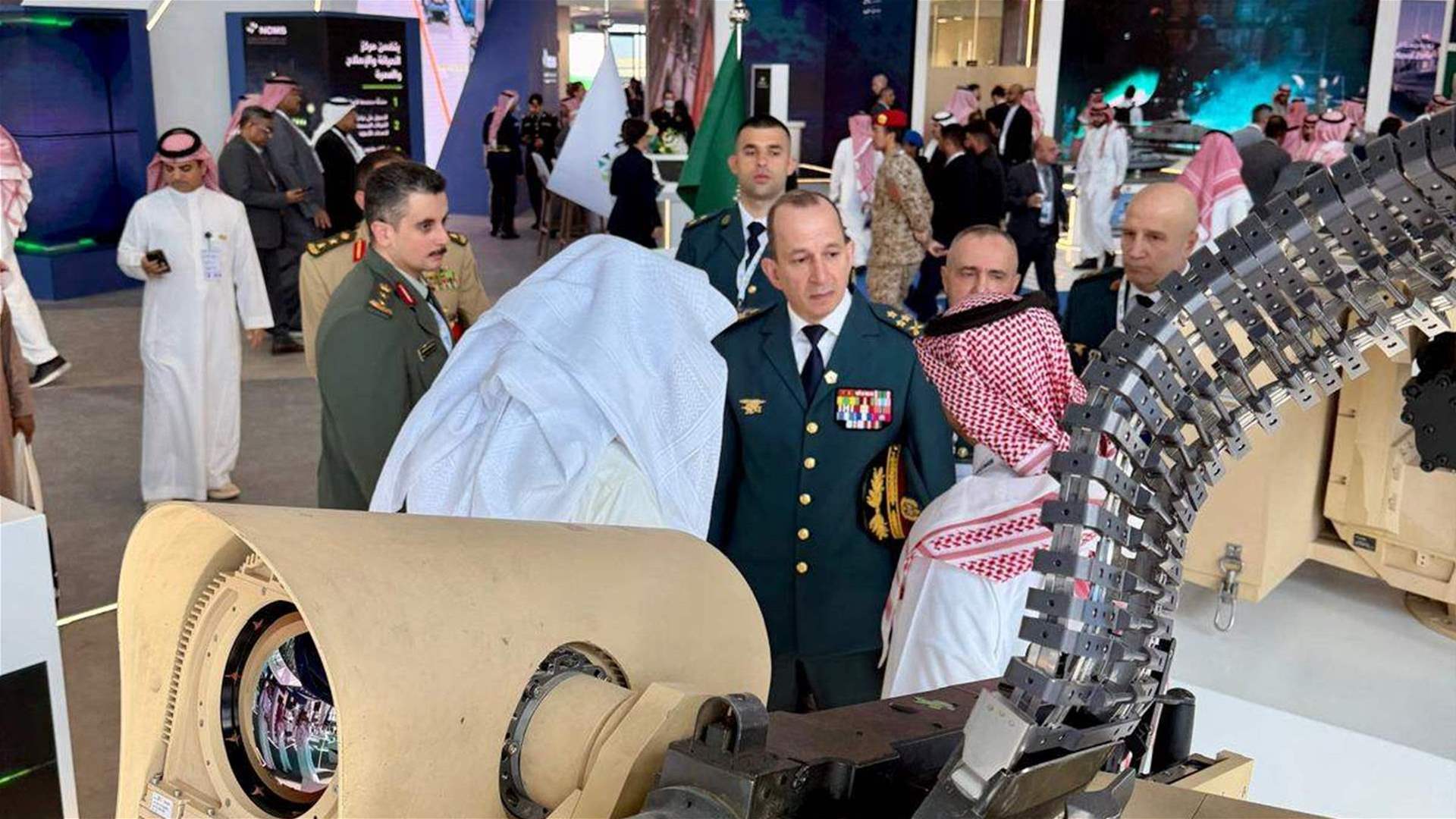Lebanese Army chief visits Saudi Arabia, discusses support and cooperation