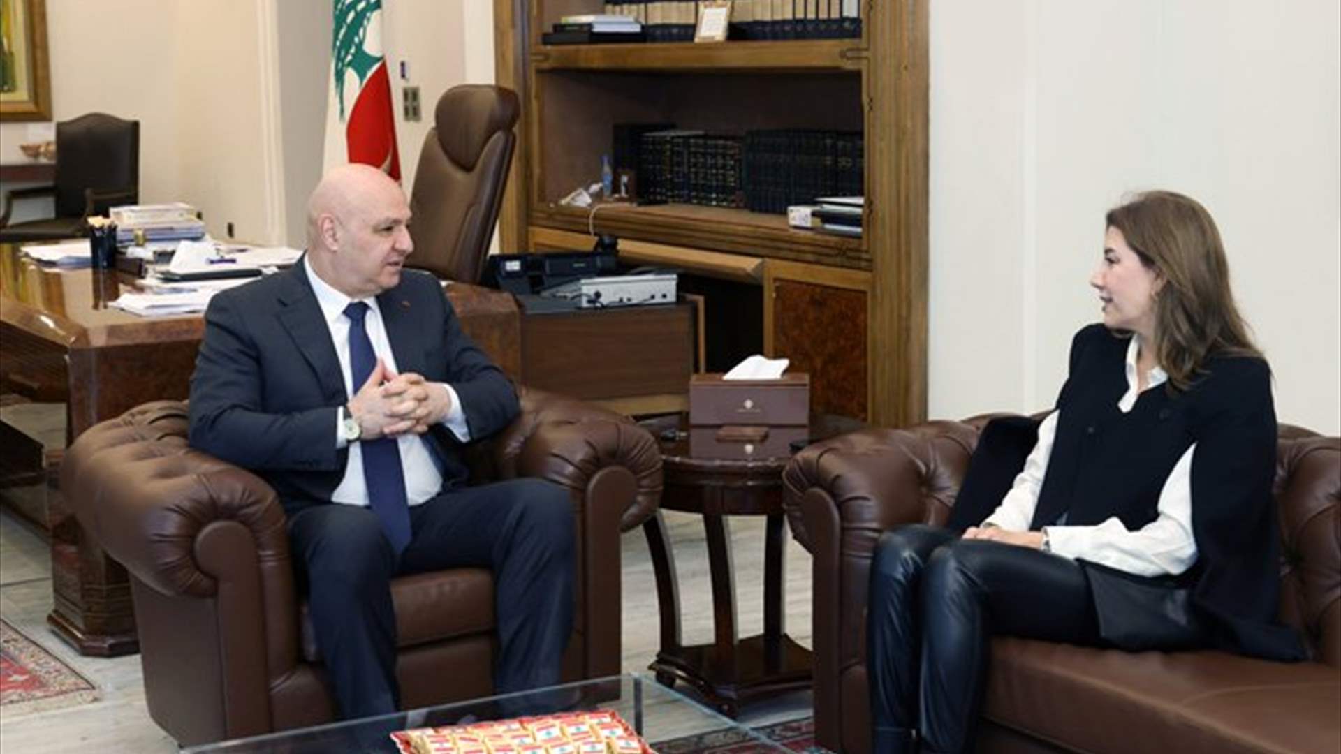 الرئيس عون التقى يعقوبيان وفتفت