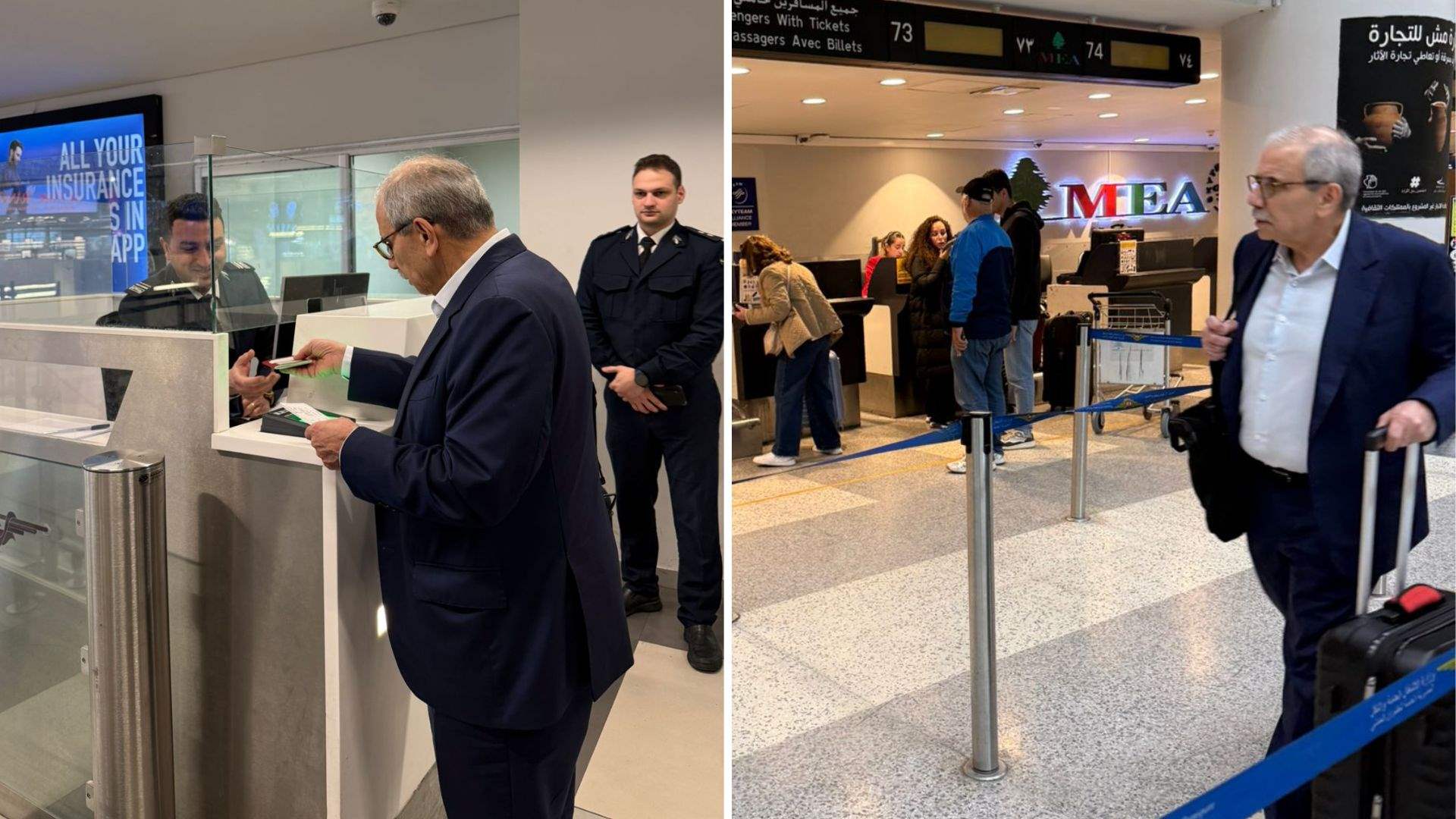 PM Salam departs to Munich via main terminal, skips VIP lounge