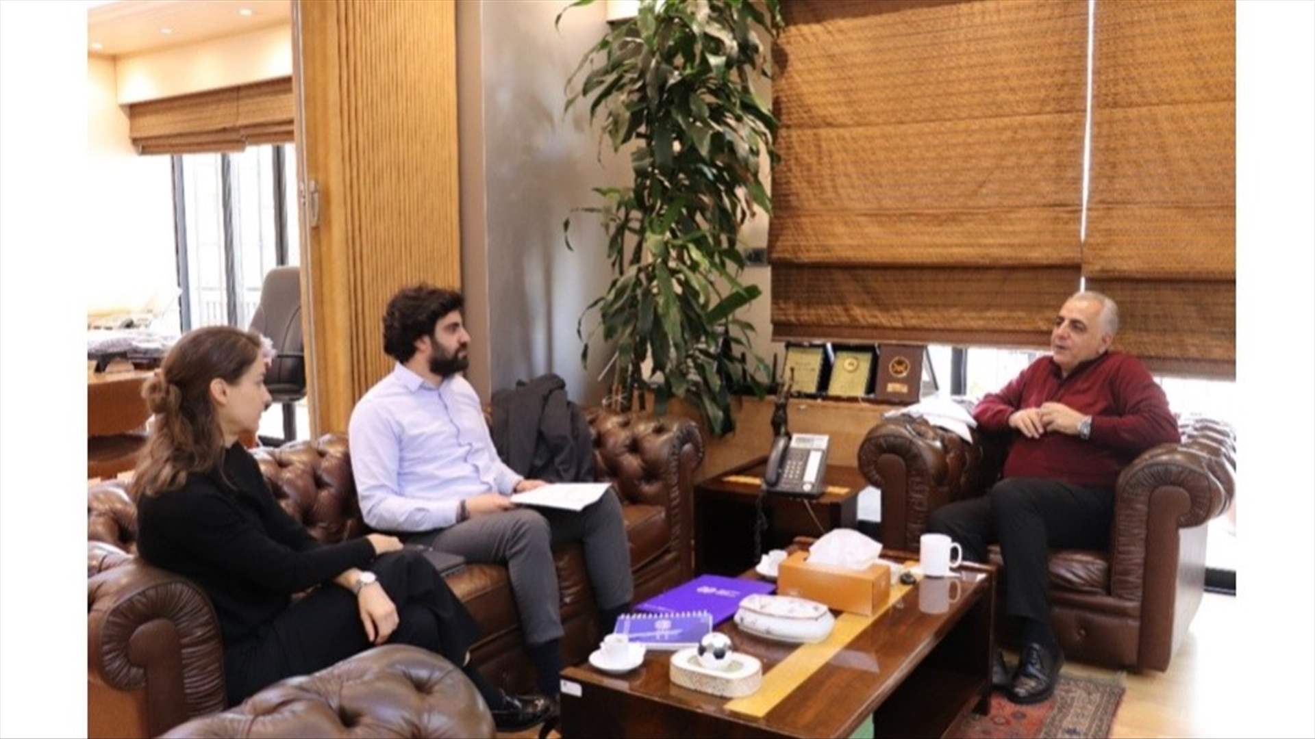 كركي تابع مع وفد منظمة العمل الدولية التحول الرقمي ونظام التقاعد والحماية الاجتماعية