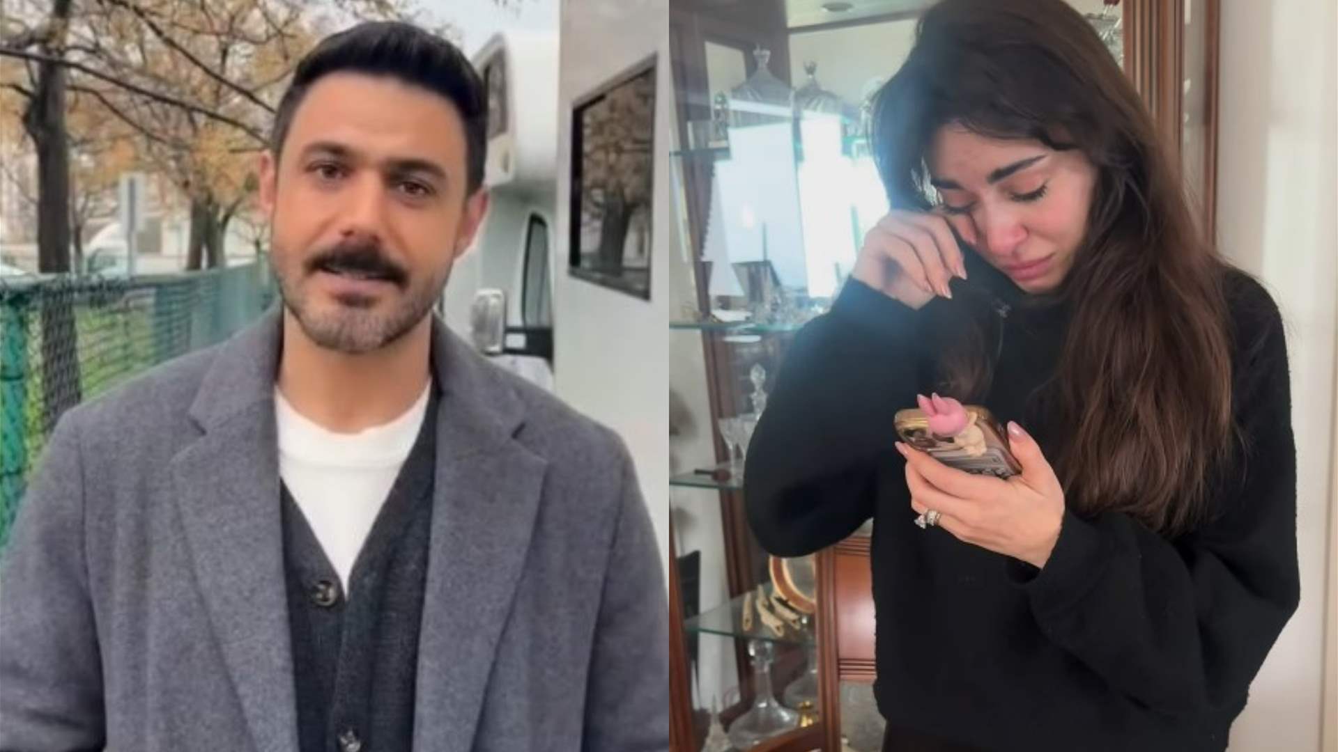 في عيد الحبّ... رسالة وسام فارس تُبكي سارة أبي كنعان (فيديو)